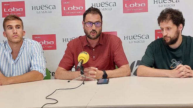 El presidente, Fernando Lascorz, durante su comparecencia El presidente, Fernando Lascorz, durante su comparecencia