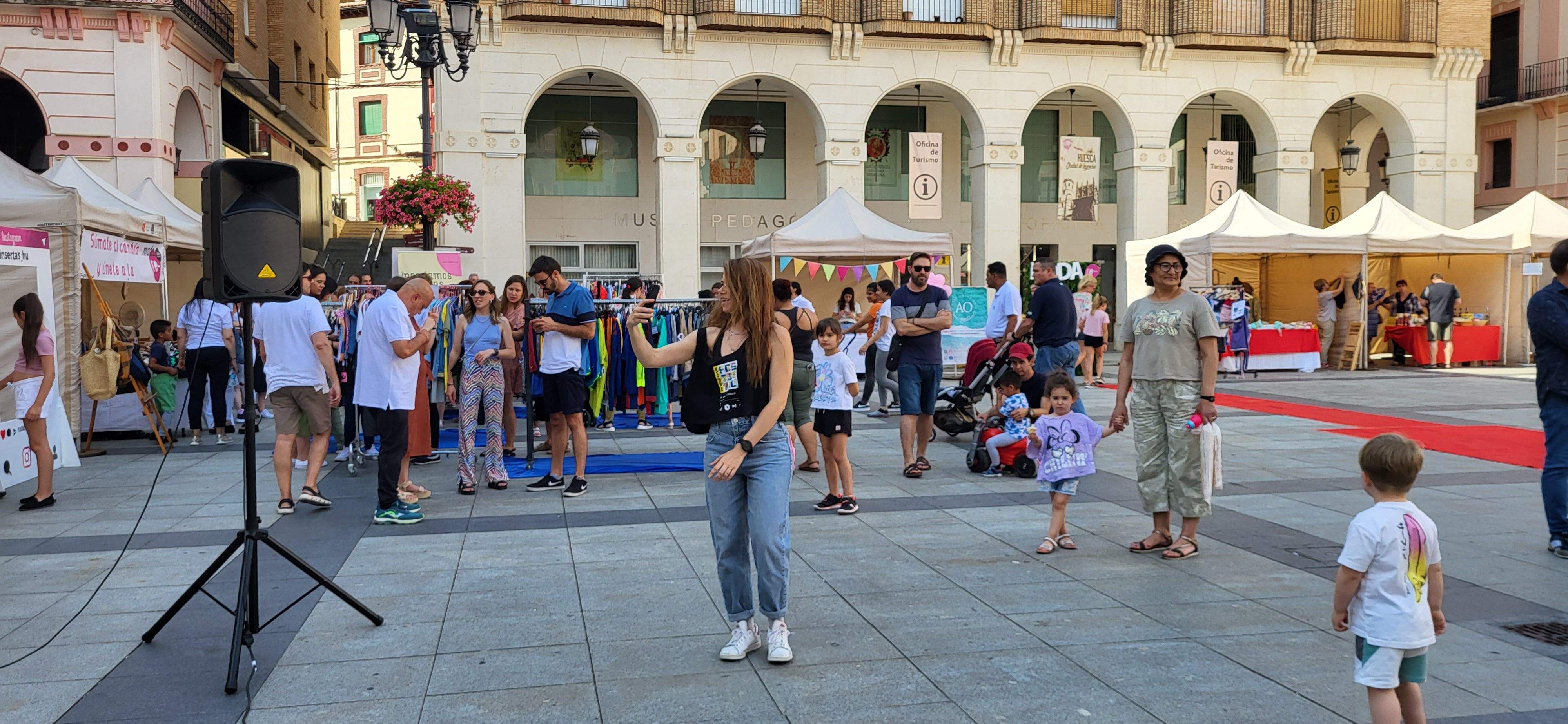 Fiesta de la Moda Re- de Cáritas en Huesca. Foto: Mercedes Manterola