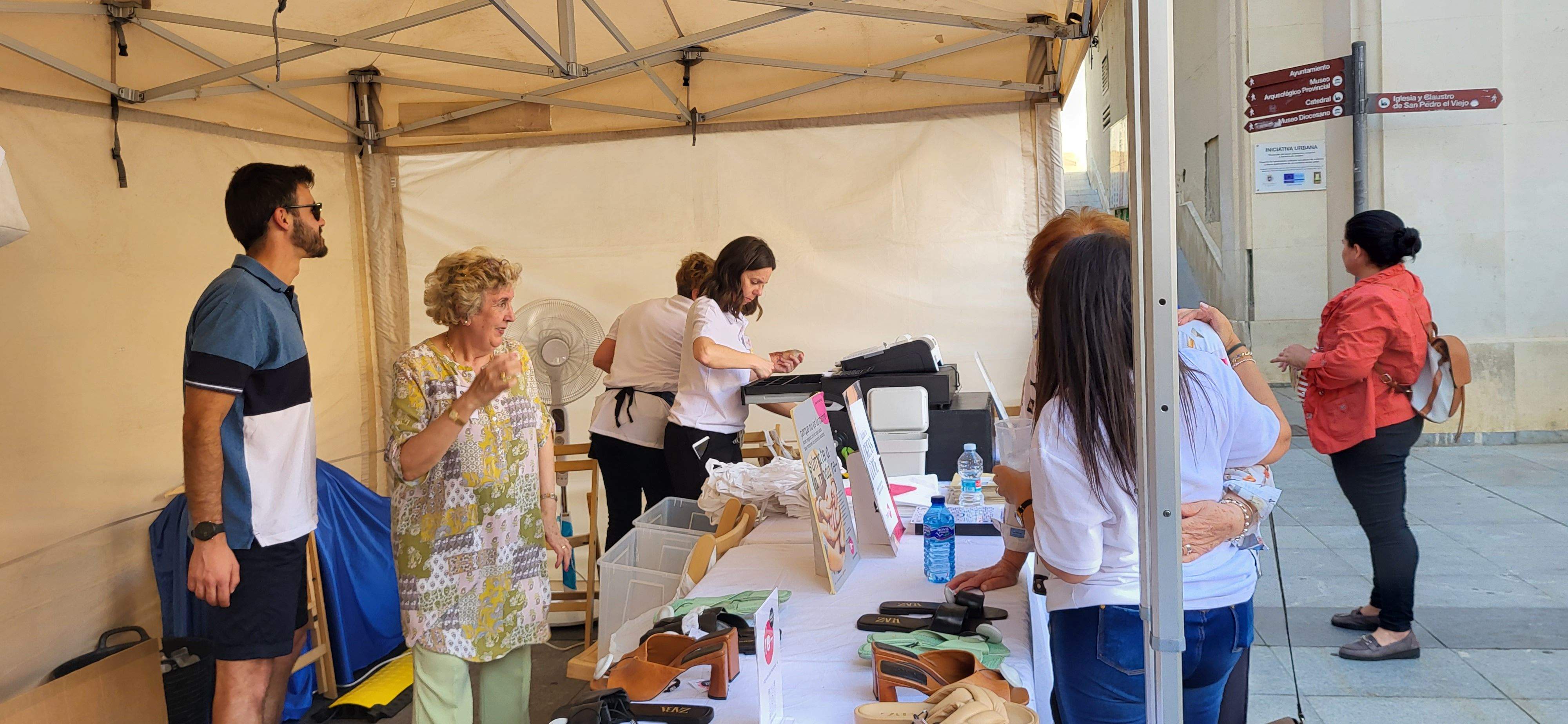 Fiesta de la Moda Re- de Cáritas en Huesca. Foto: Mercedes Manterola