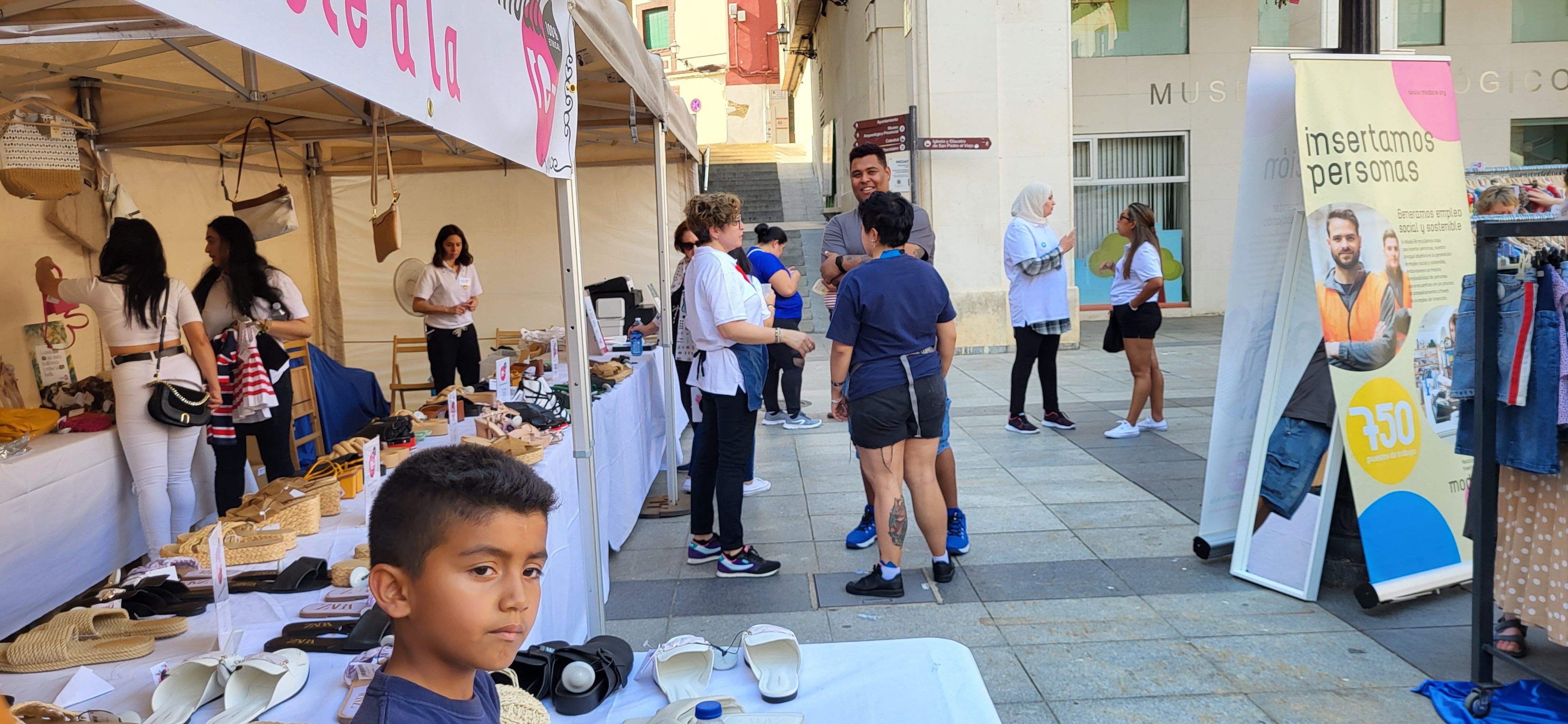 Fiesta de la Moda Re- de Cáritas en Huesca. Foto: Mercedes Manterola