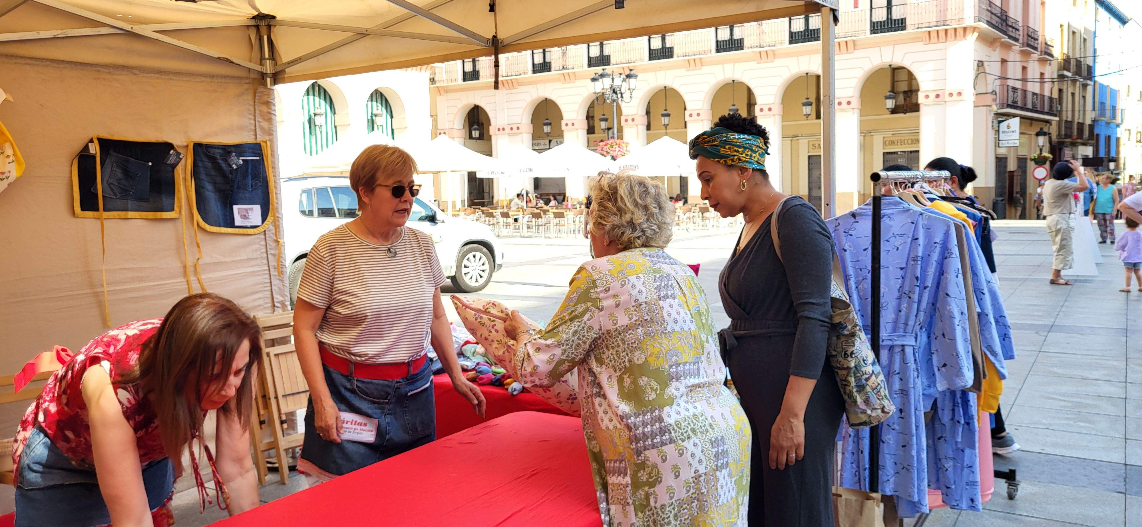Fiesta de la Moda Re- de Cáritas en Huesca. Foto: Mercedes Manterola