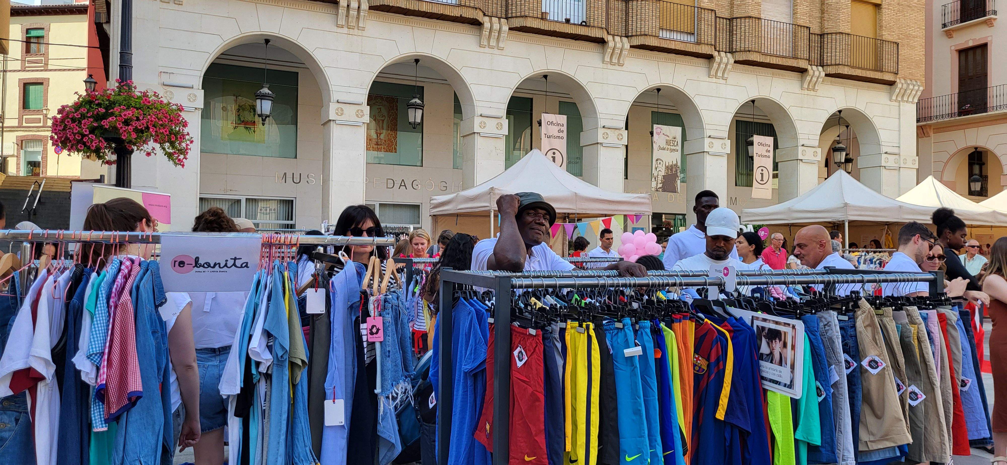 Fiesta de la Moda Re- de Cáritas en Huesca. Foto: Mercedes Manterola