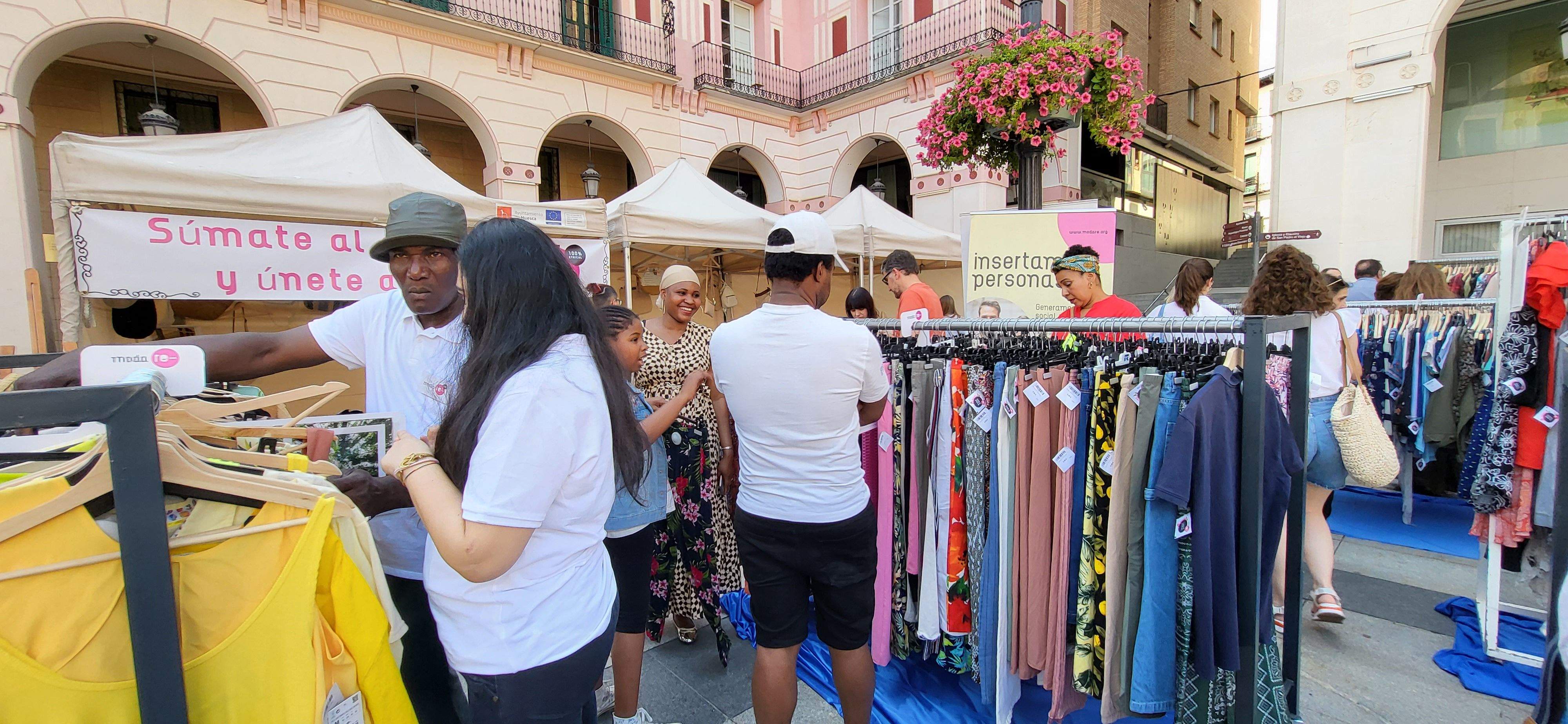 Fiesta de la Moda Re- de Cáritas en Huesca. Foto: Mercedes Manterola