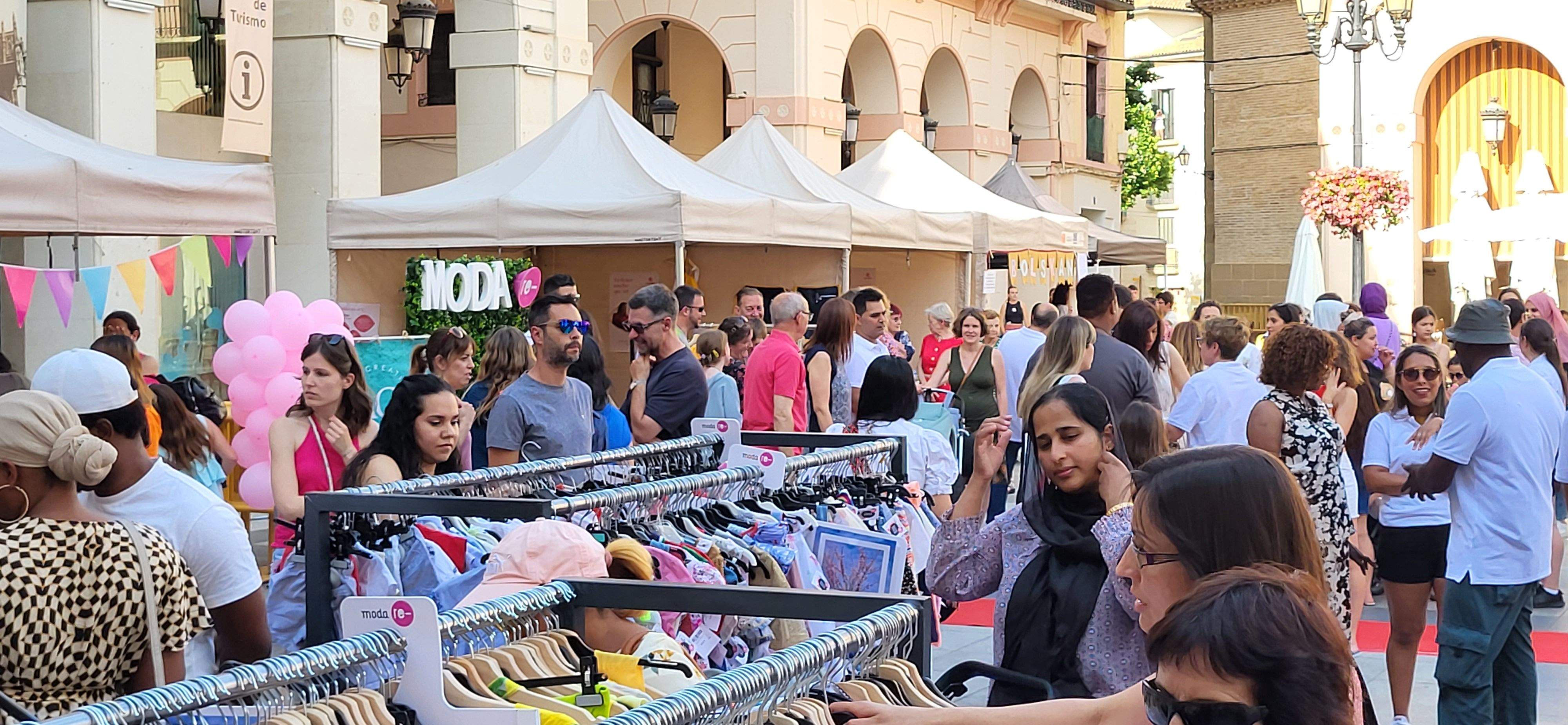 Fiesta de la Moda Re- de Cáritas en Huesca. Foto: Mercedes Manterola