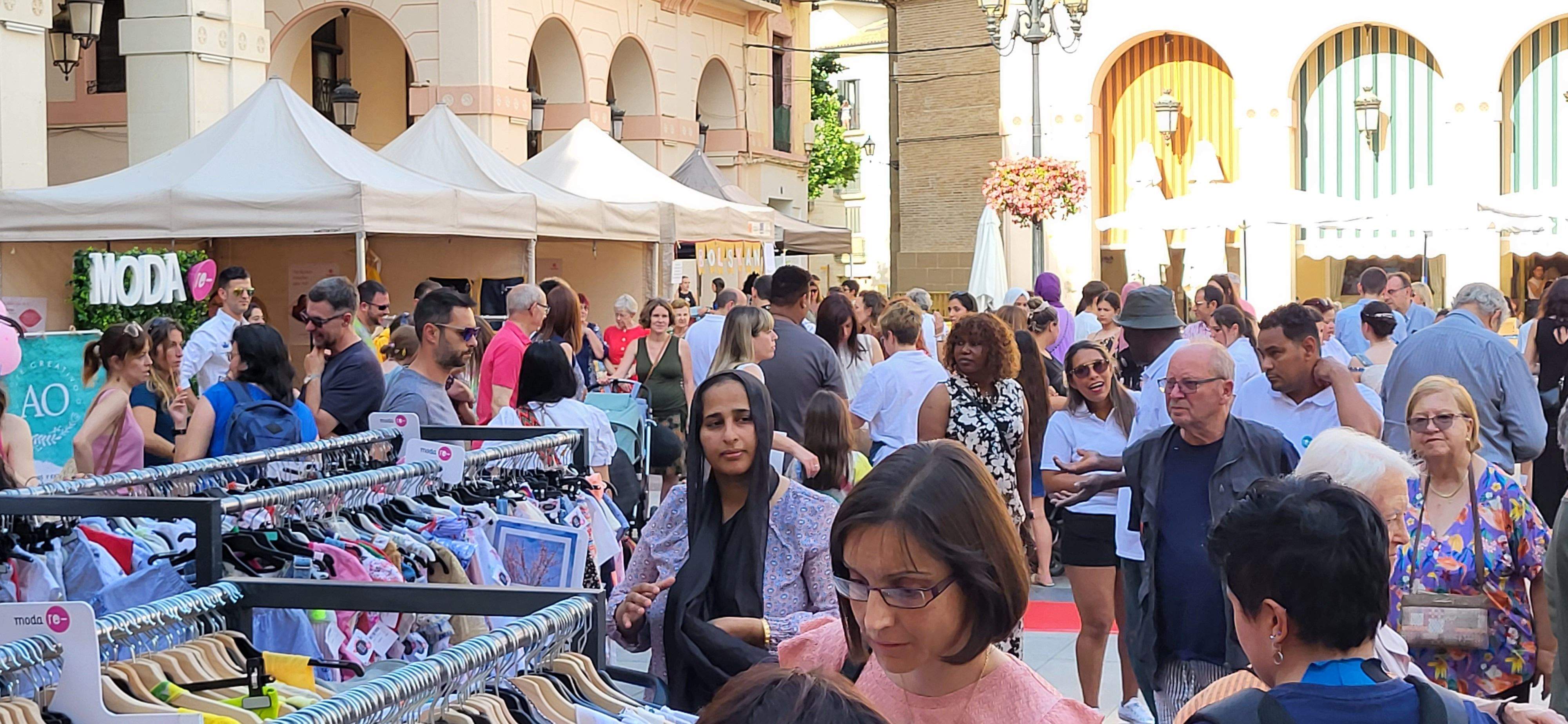 Fiesta de la Moda Re- de Cáritas en Huesca. Foto: Mercedes Manterola