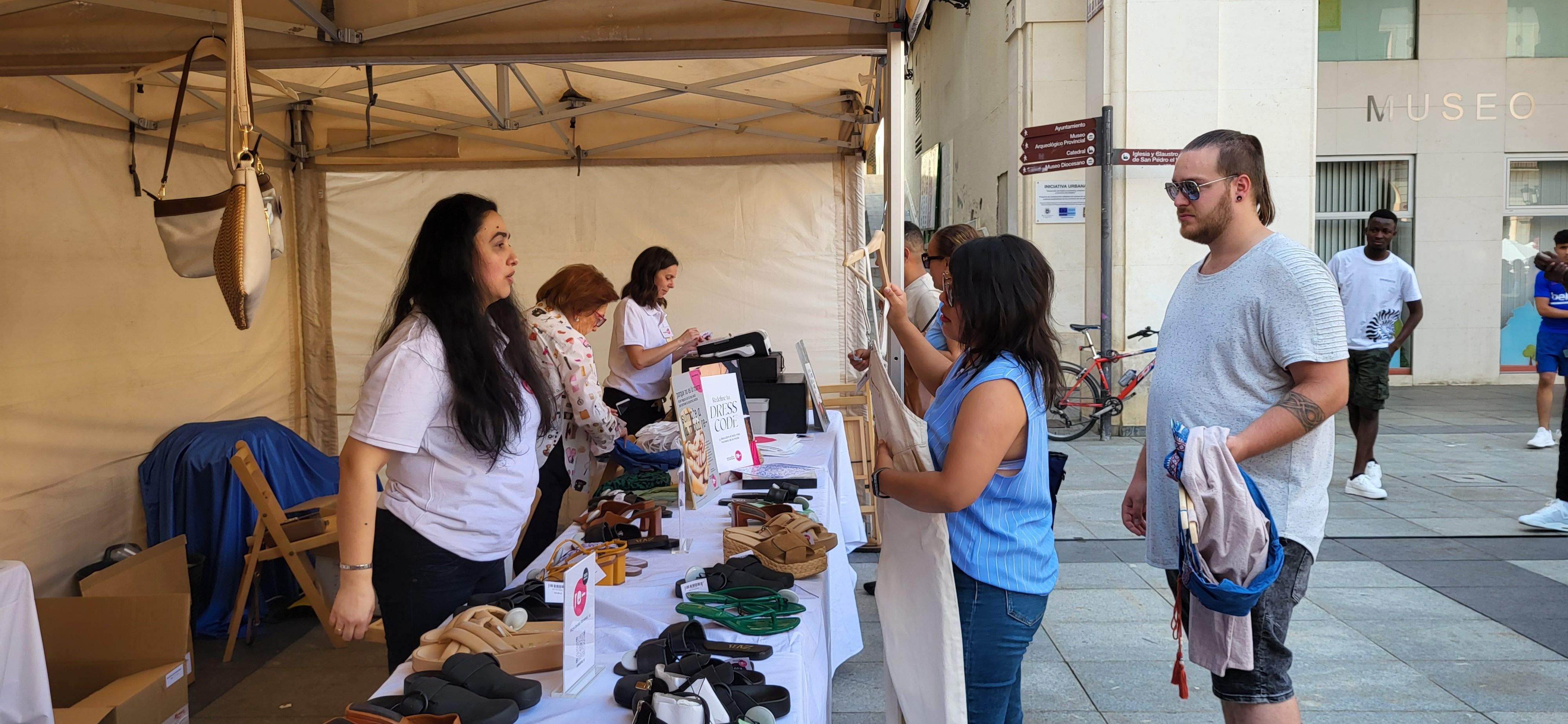 Fiesta de la Moda Re- de Cáritas en Huesca. Foto: Mercedes Manterola