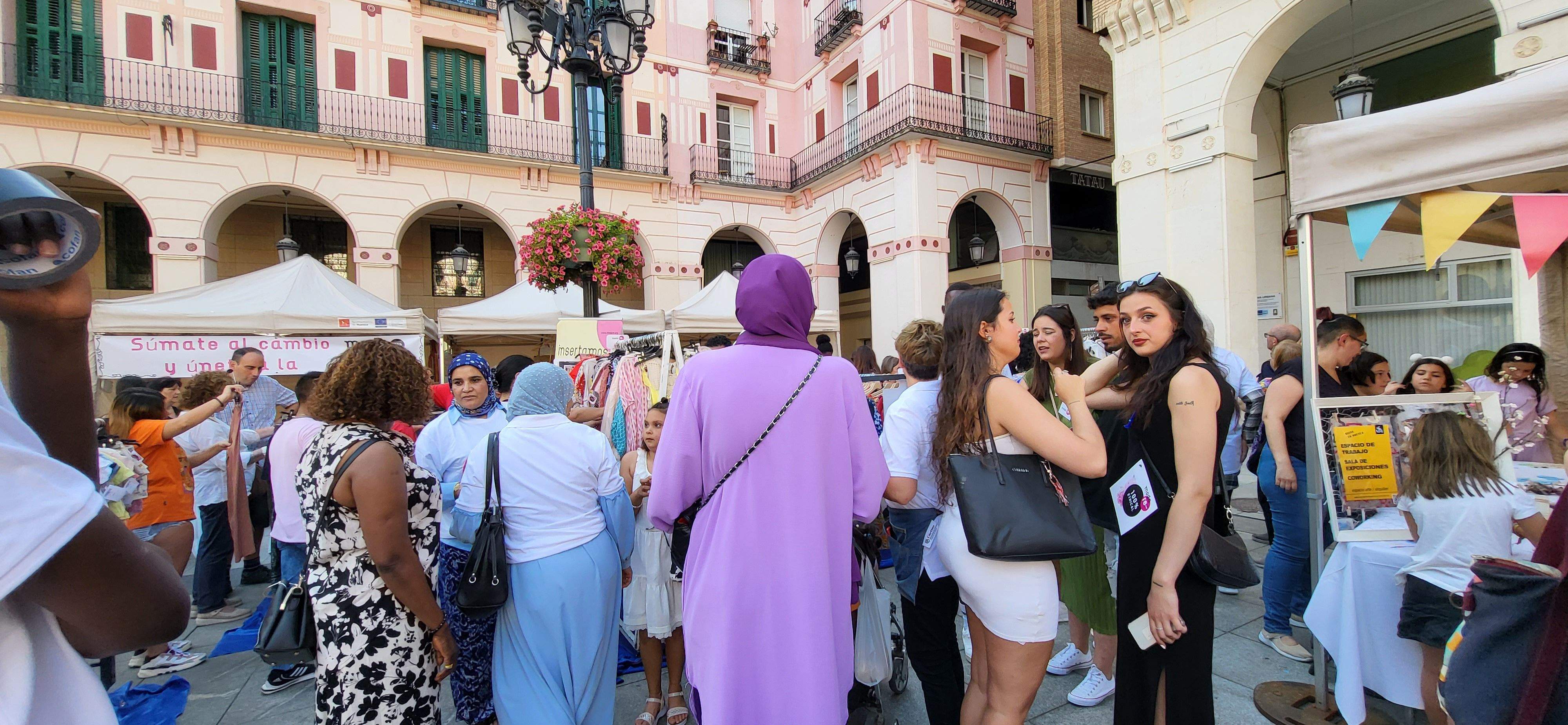 Fiesta de la Moda Re- de Cáritas en Huesca. Foto: Mercedes Manterola