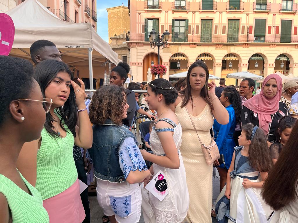 Fiesta de la Moda Re- de Cáritas en Huesca. Foto: Mercedes Manterola