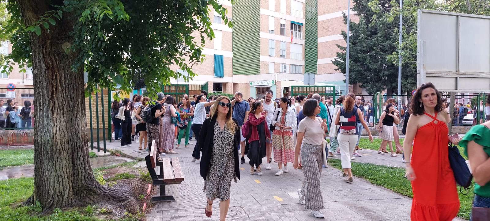 Imágenes de las oposiciones en el IES Sierra de Guara