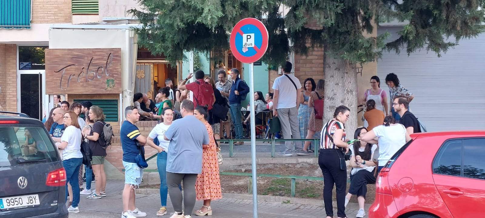 Imágenes de las oposiciones en el IES Sierra de Guara