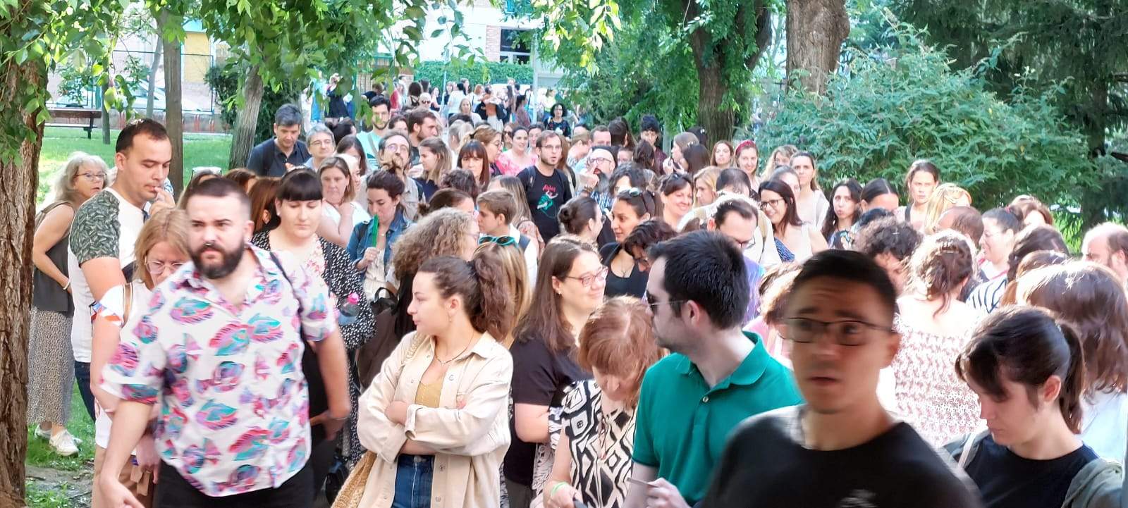 Imágenes de las oposiciones en el IES Sierra de Guara