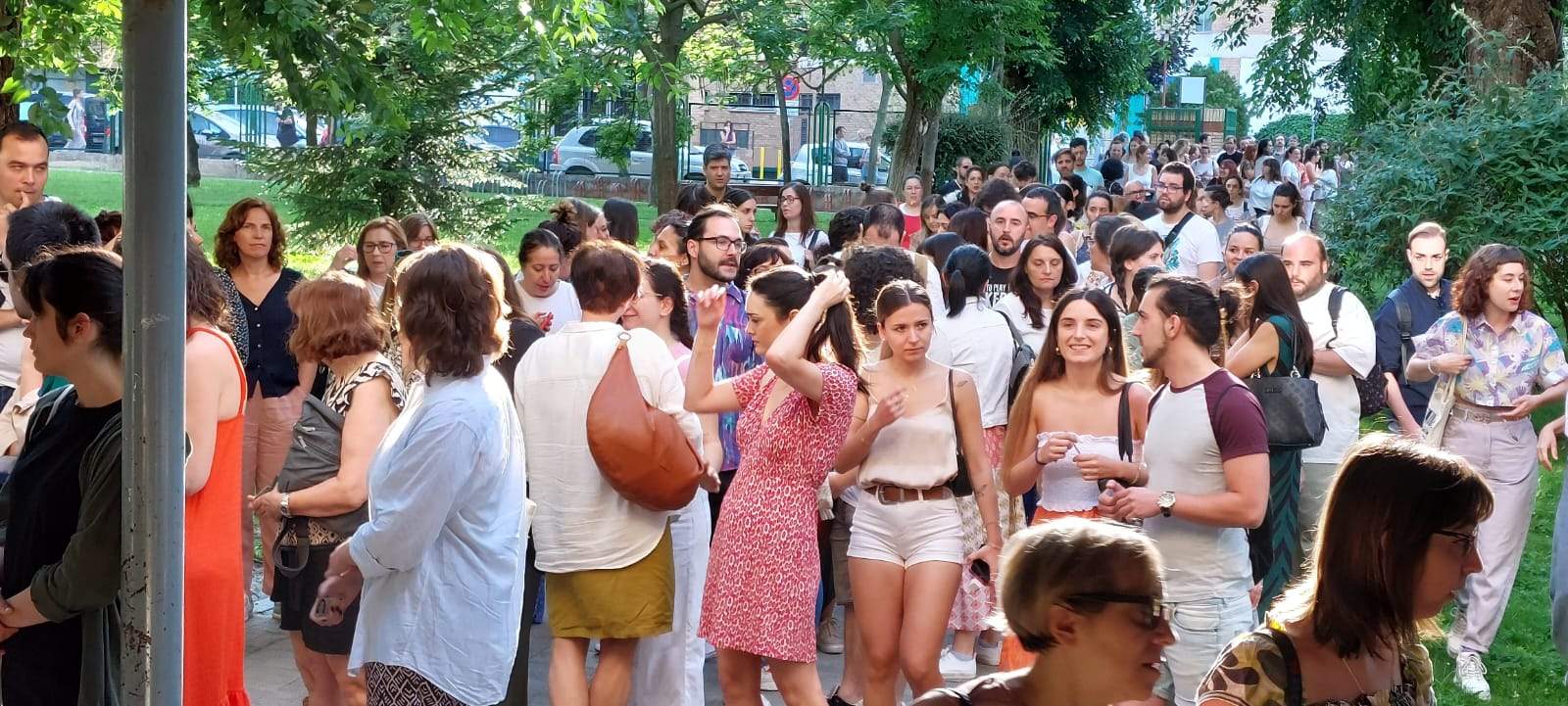 Imágenes de las oposiciones en el IES Sierra de Guara