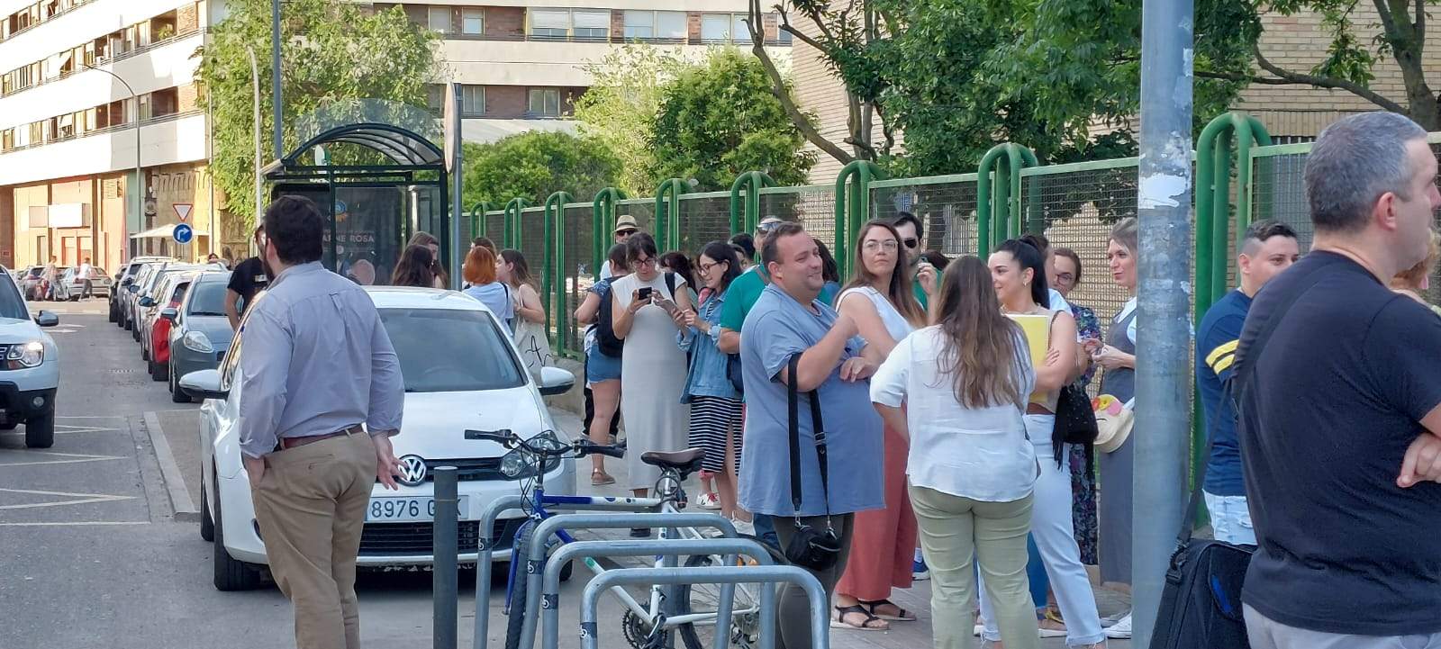 Imágenes de las oposiciones en el IES Sierra de Guara