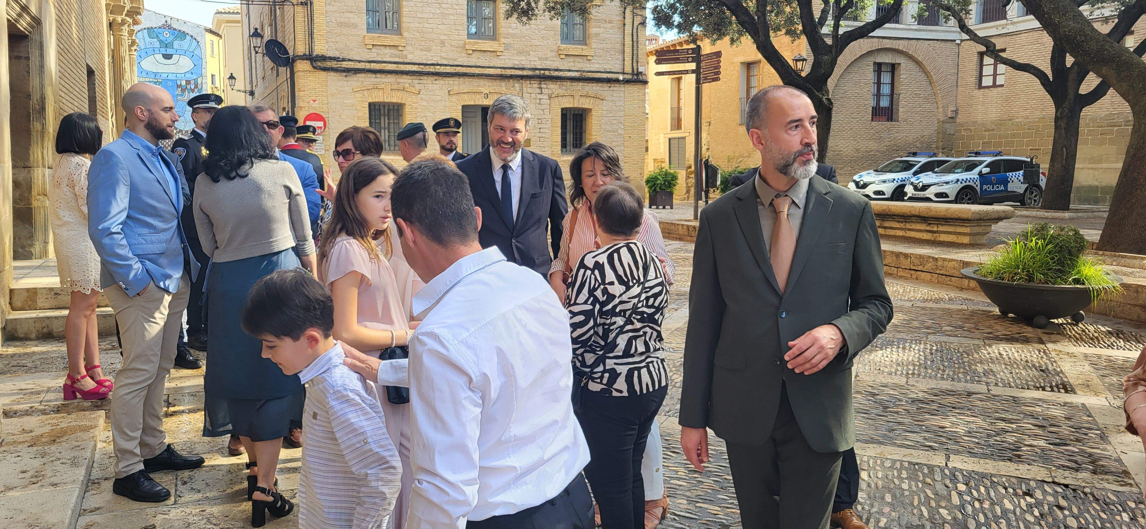 Sesión de investidura del nuevo Ayuntamiento de Huesca. Foto Myriam Martínez 