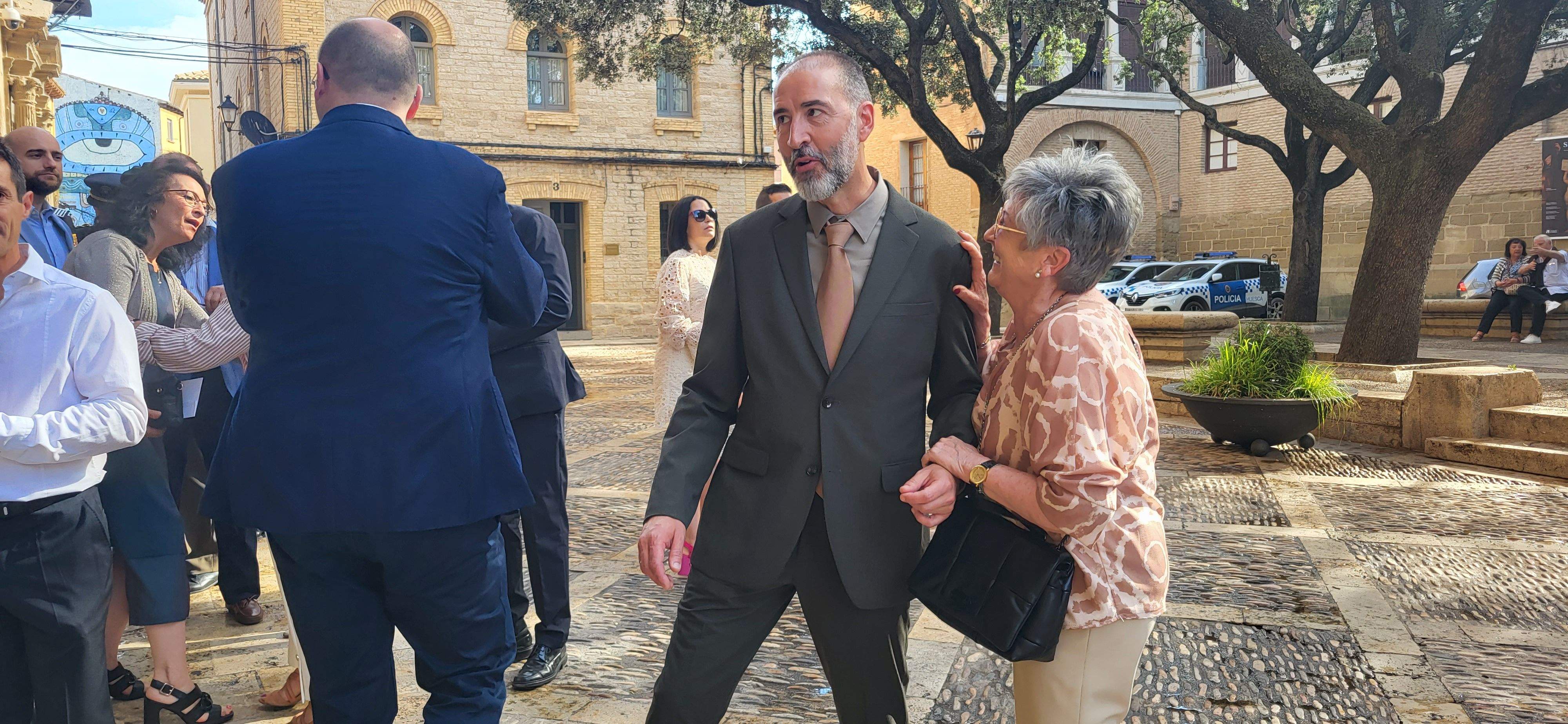 Sesión de investidura del nuevo Ayuntamiento de Huesca. Foto Myriam Martínez 