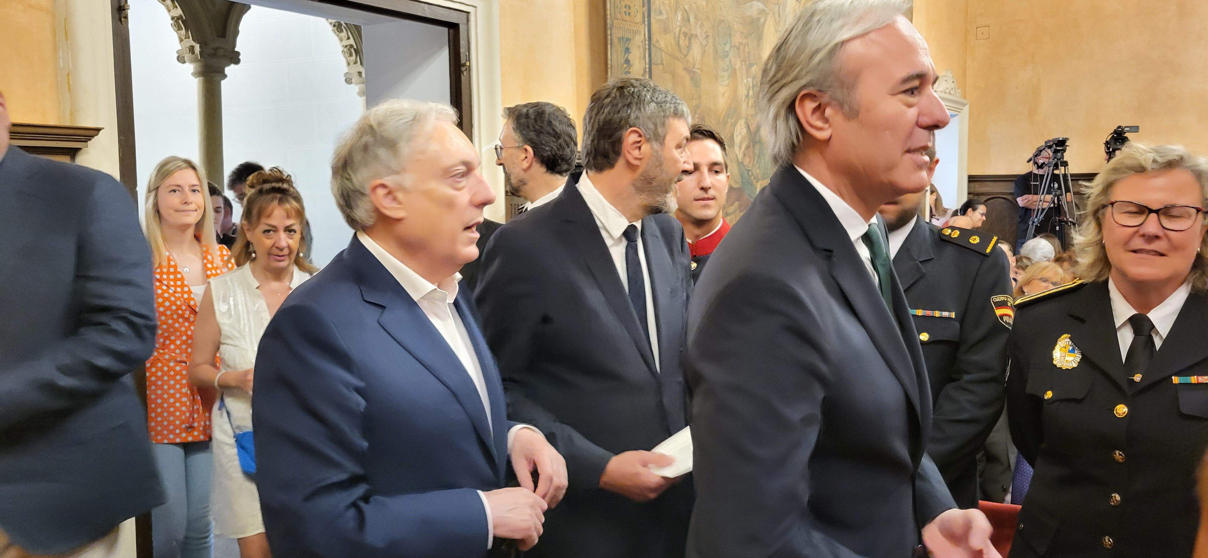 Sesión de investidura del nuevo Ayuntamiento de Huesca. Foto Myriam Martínez 