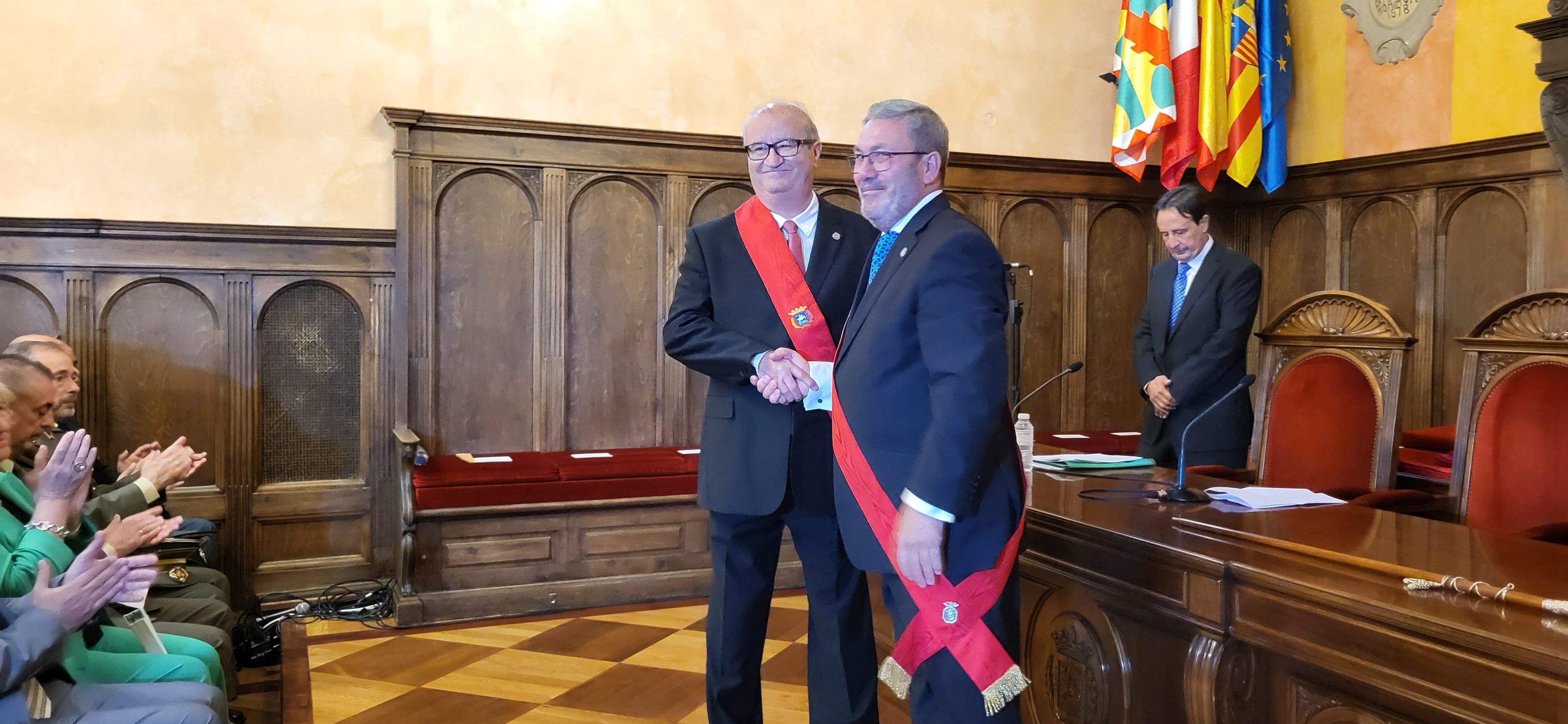 José María Romance. Sesión de investidura del Ayuntamiento de Huesca. Foto Myriam Martínez 