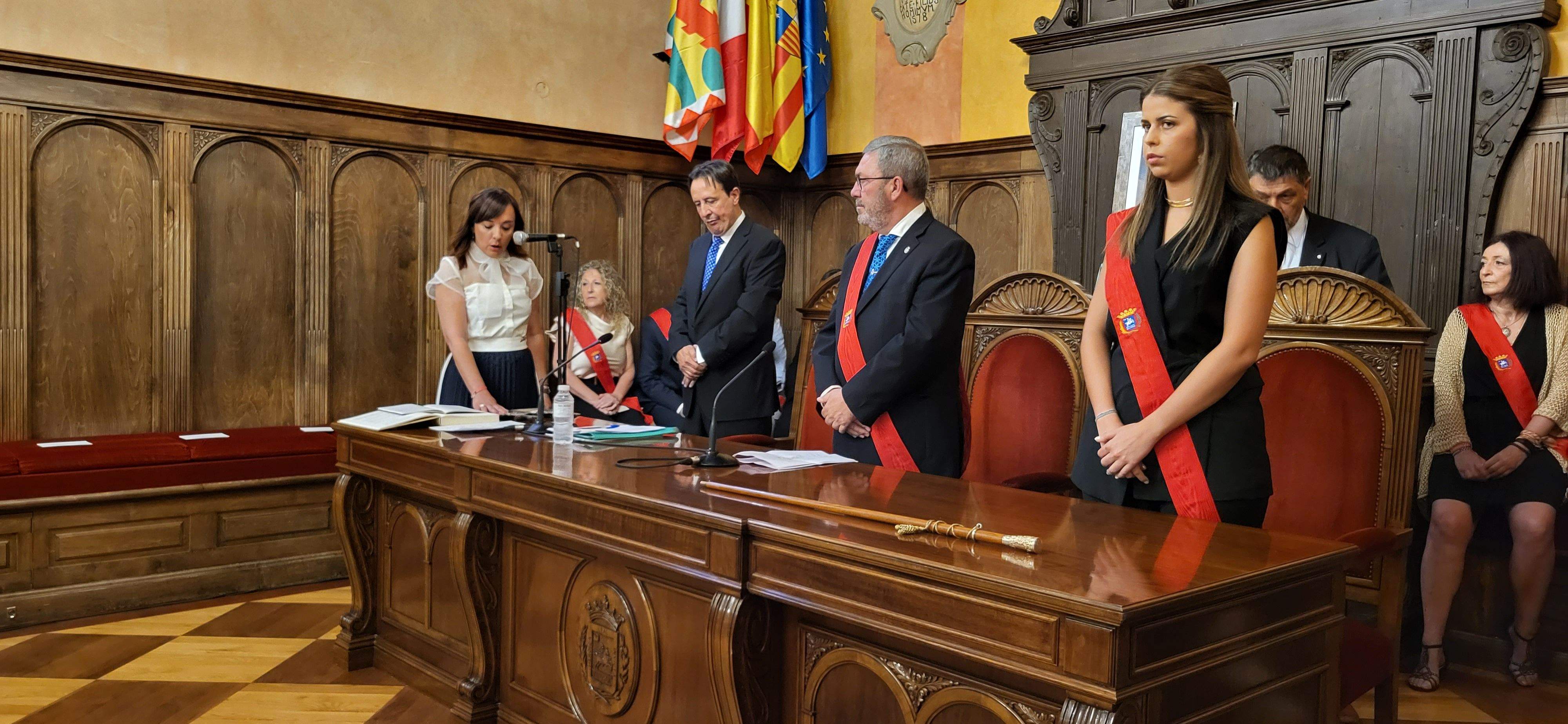 Gema Allué, presidenta de la mesa de contratación, concejala de Seguridad Ciudadana y Medio ambiente, y delegada de la plaza de toros . Foto Myriam Martínez 