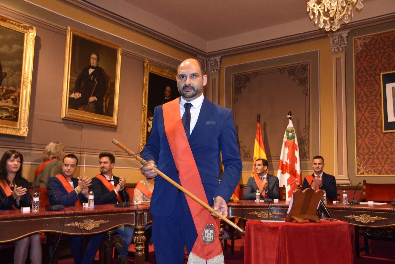 Fernando Torres. Investidura en el Ayuntamiento de Barbastro