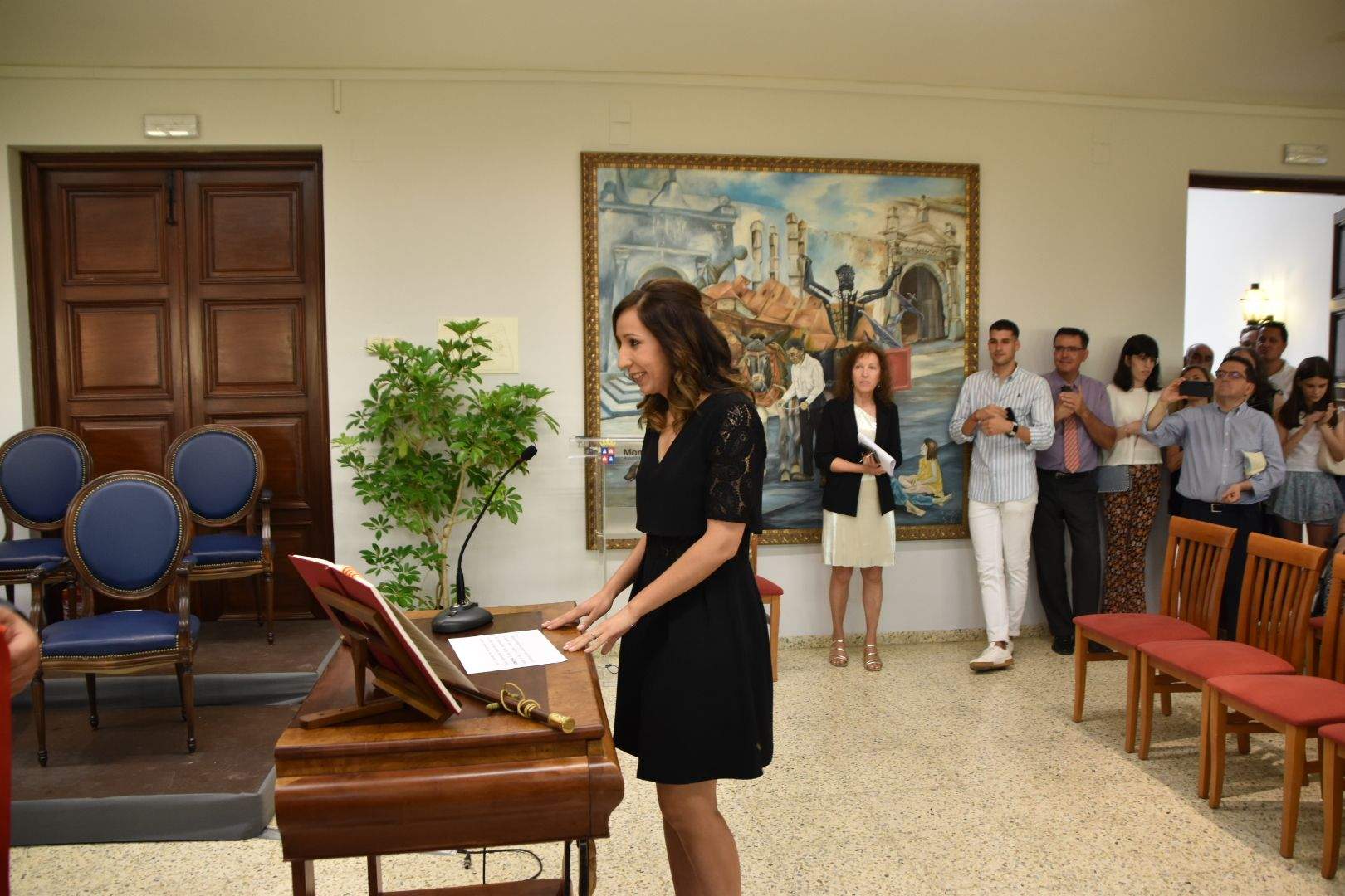 Sesión de investidura en el Ayuntamiento de Monzón 2023