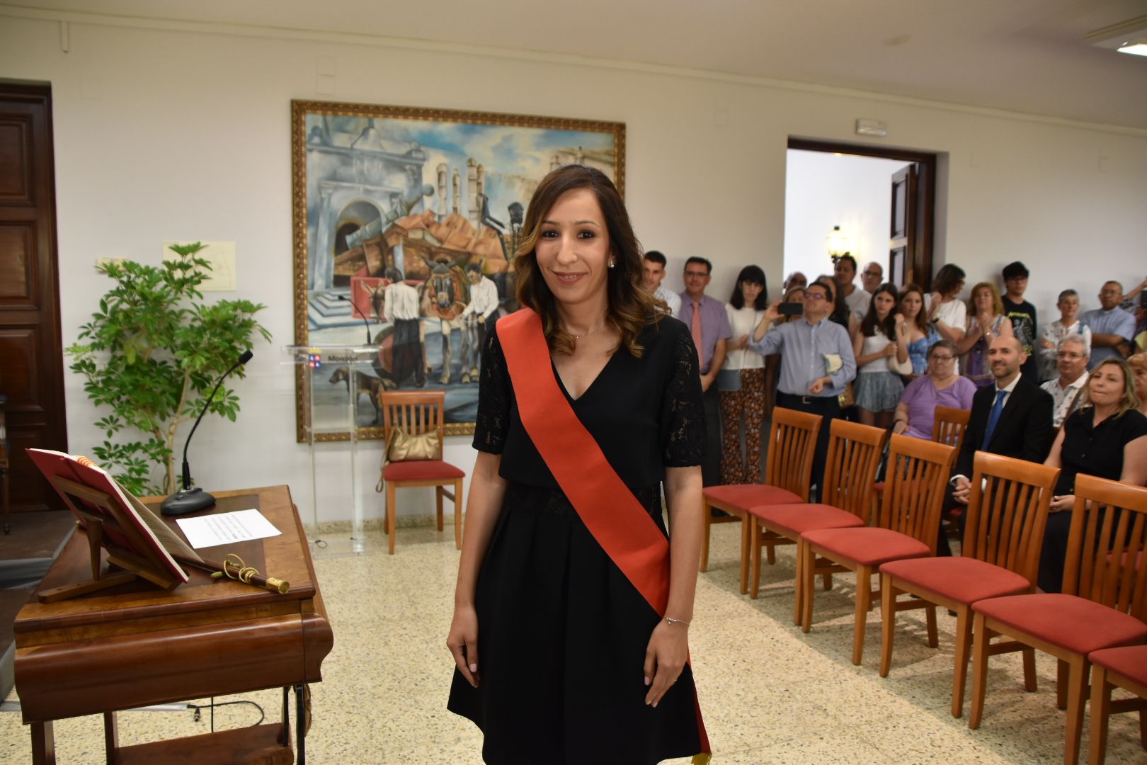 Sesión de investidura en el Ayuntamiento de Monzón 2023