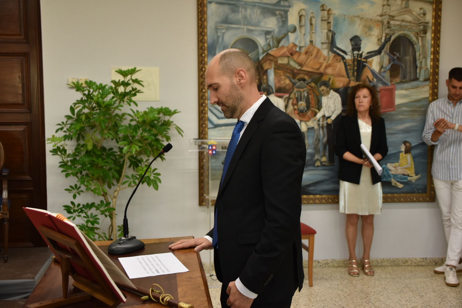 Sesión de investidura en el Ayuntamiento de Monzón 2023