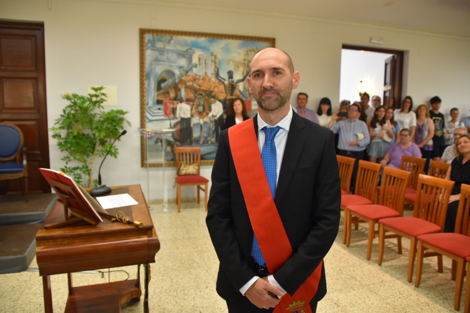 Sesión de investidura en el Ayuntamiento de Monzón 2023