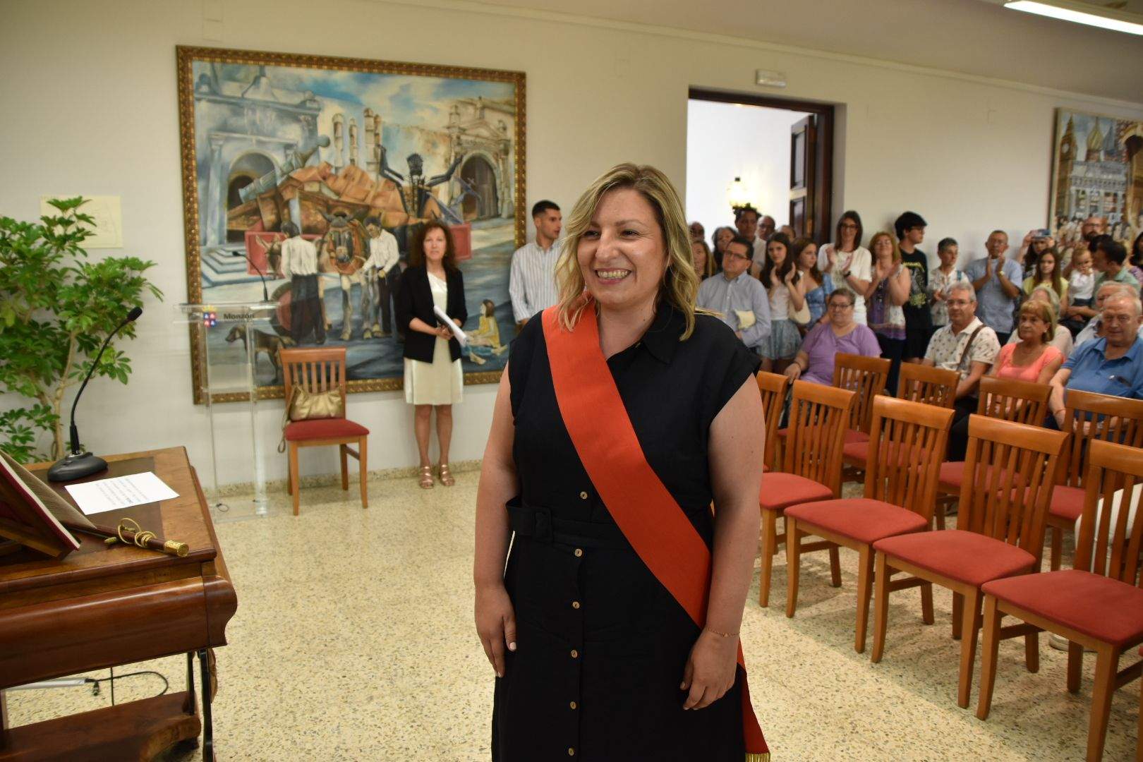 Sesión de investidura en el Ayuntamiento de Monzón 2023