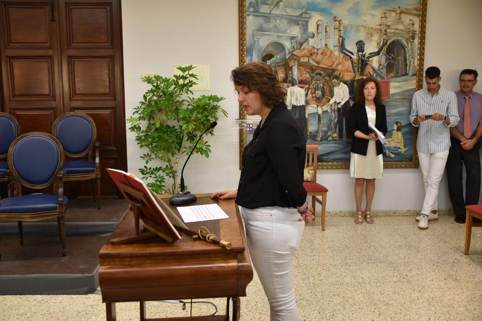 Sesión de investidura en el Ayuntamiento de Monzón 2023