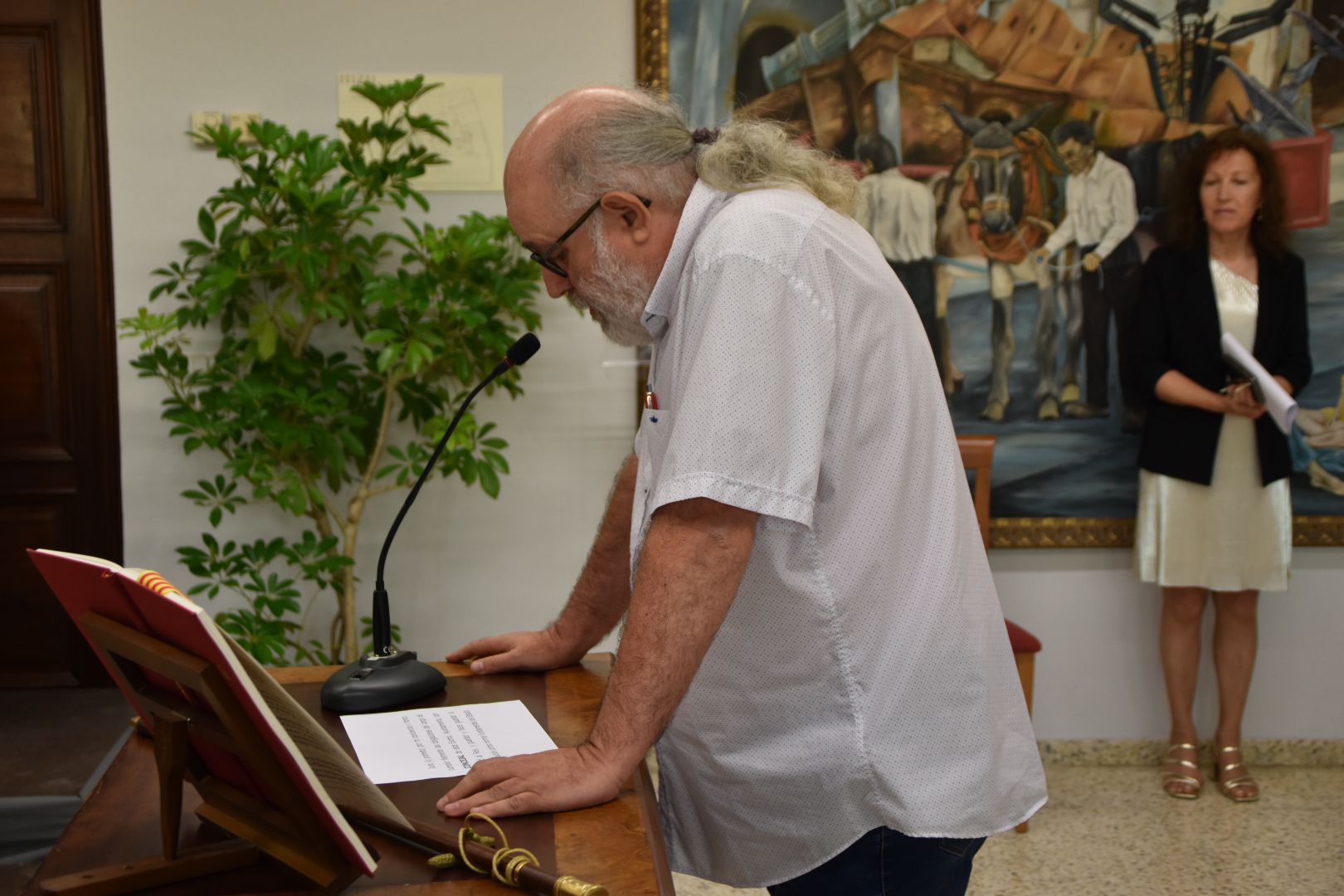 Sesión de investidura en el Ayuntamiento de Monzón 2023