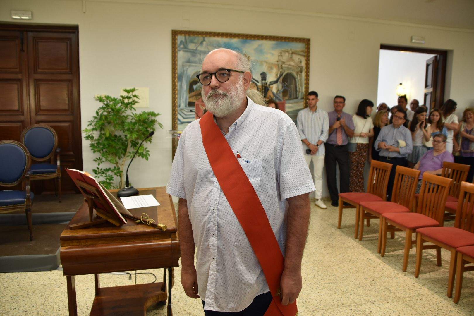 Sesión de investidura en el Ayuntamiento de Monzón 2023