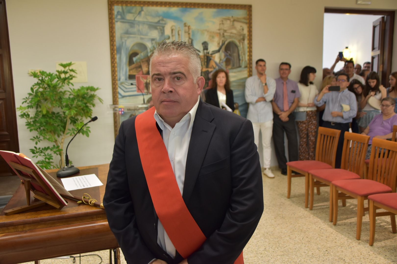 Sesión de investidura en el Ayuntamiento de Monzón 2023