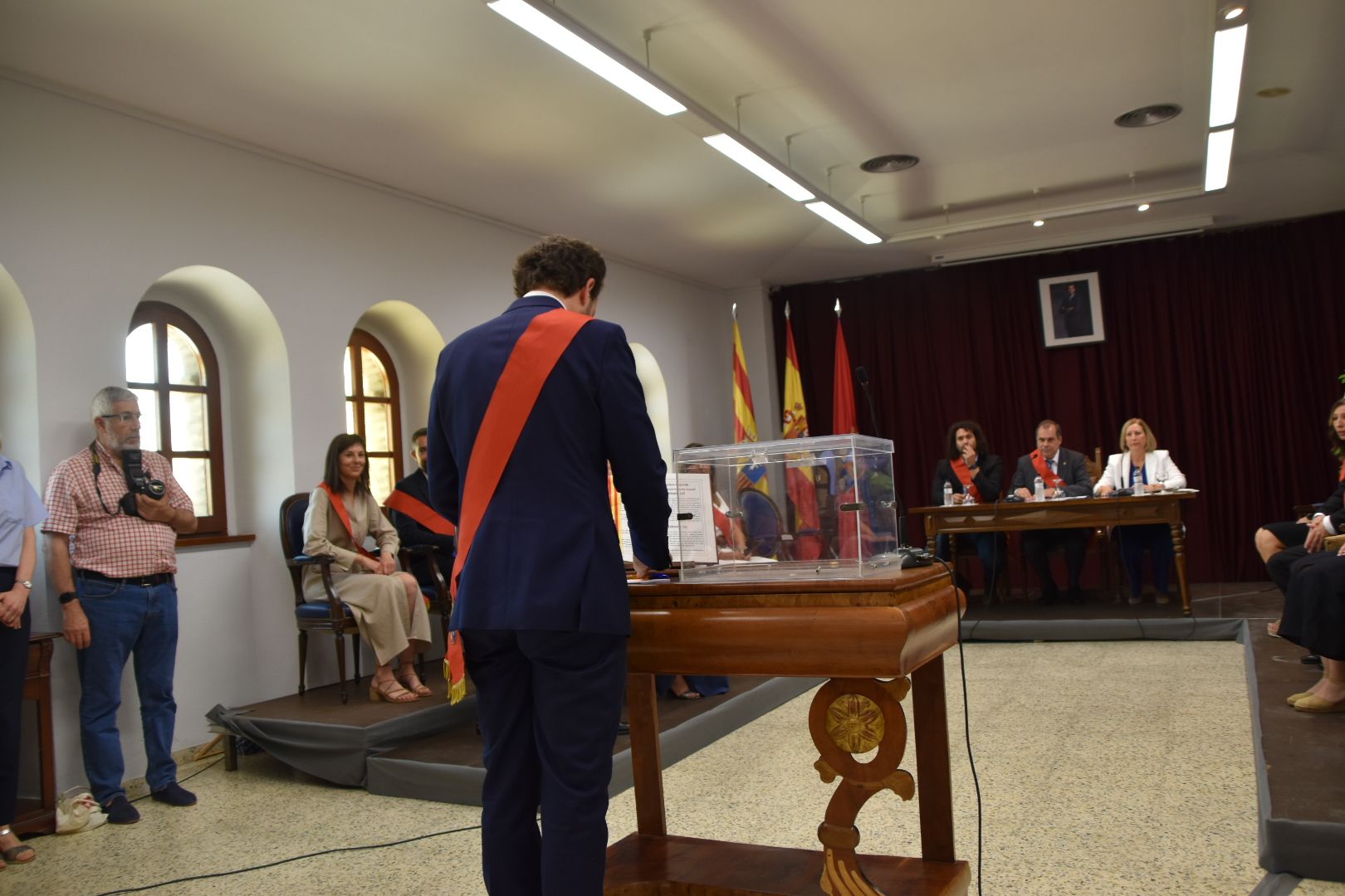 Sesión de investidura en el Ayuntamiento de Monzón 2023
