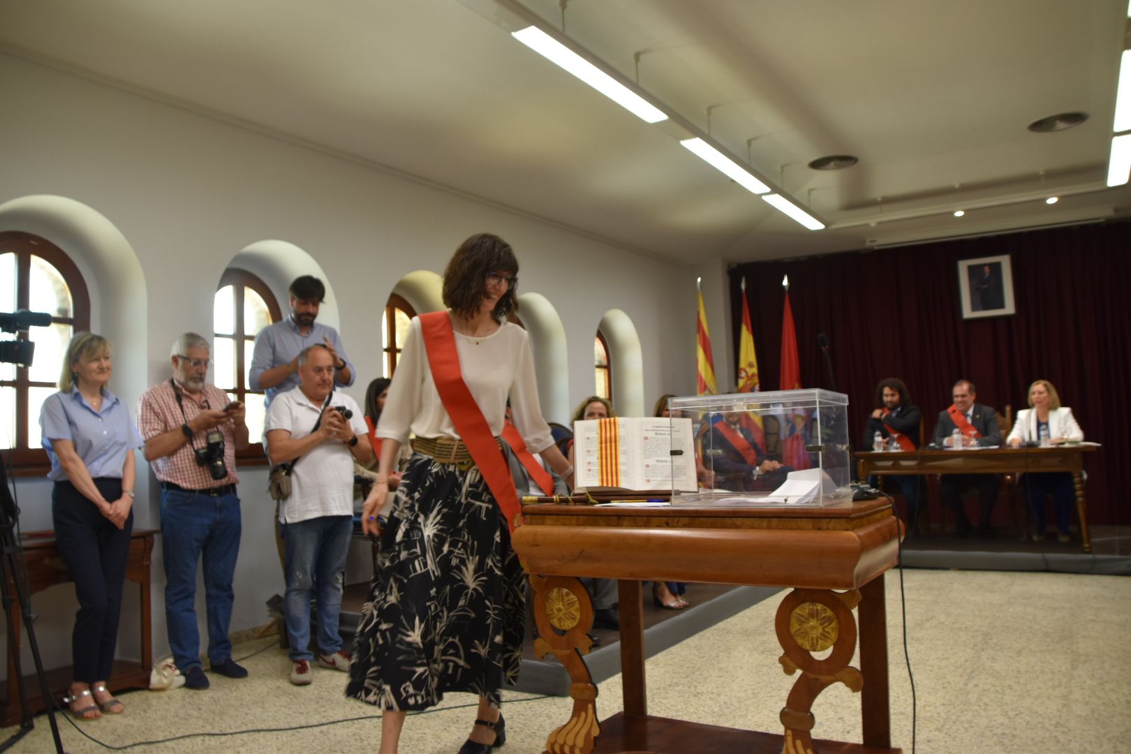 Sesión de investidura en el Ayuntamiento de Monzón 2023