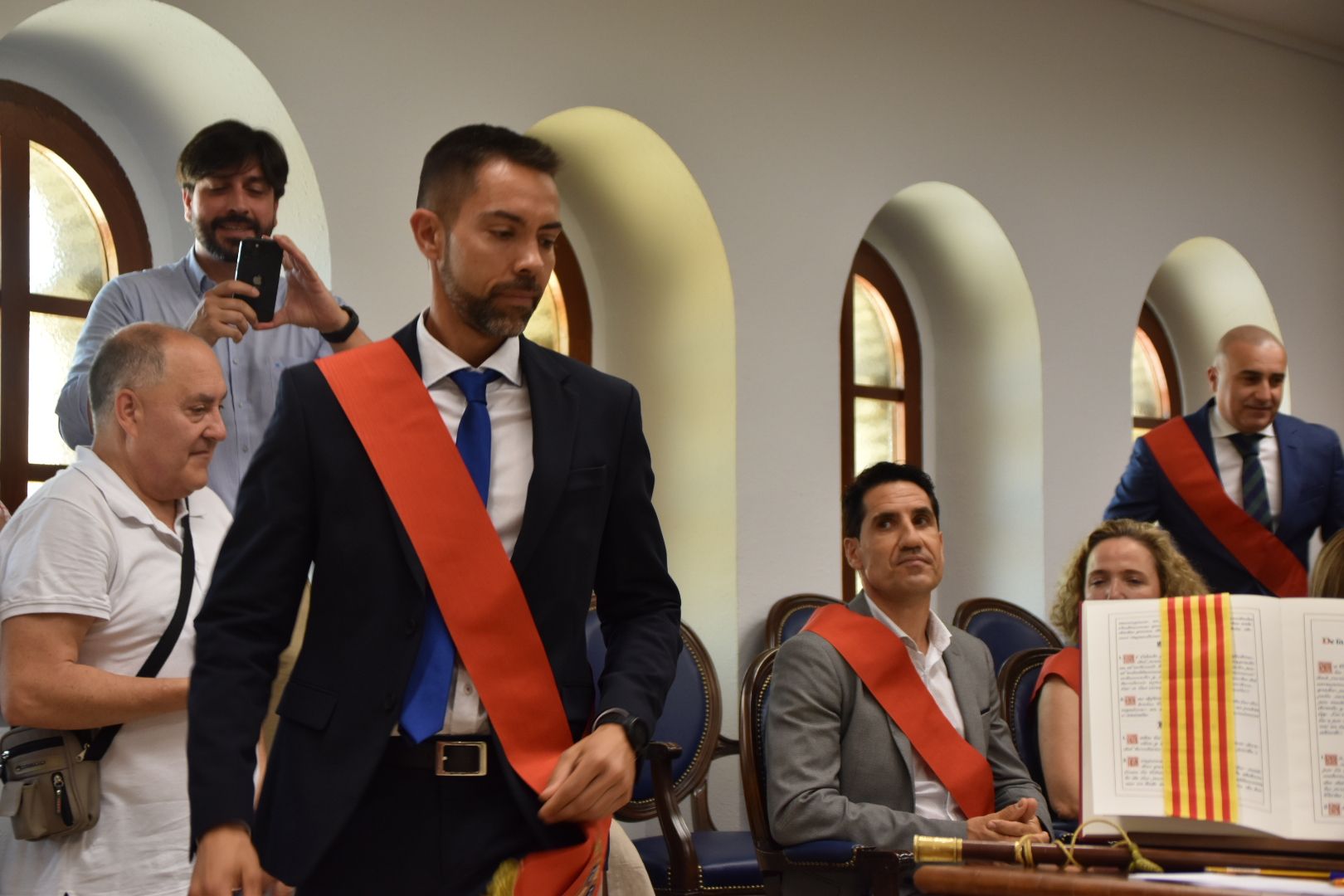 Sesión de investidura en el Ayuntamiento de Monzón 2023