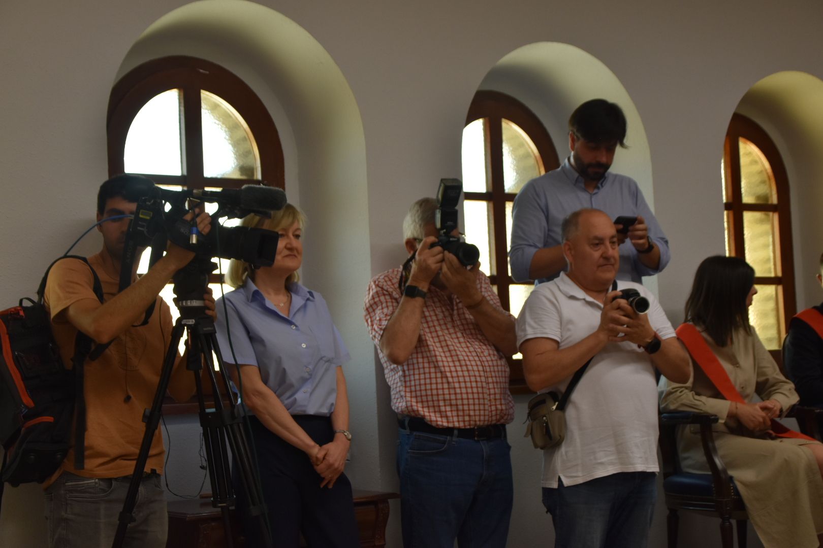 Sesión de investidura en el Ayuntamiento de Monzón 2023