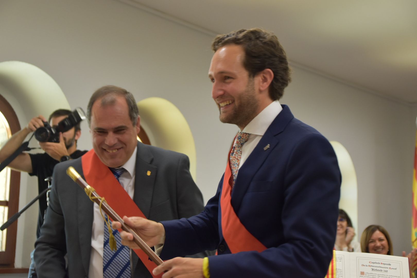 Sesión de investidura en el Ayuntamiento de Monzón 2023