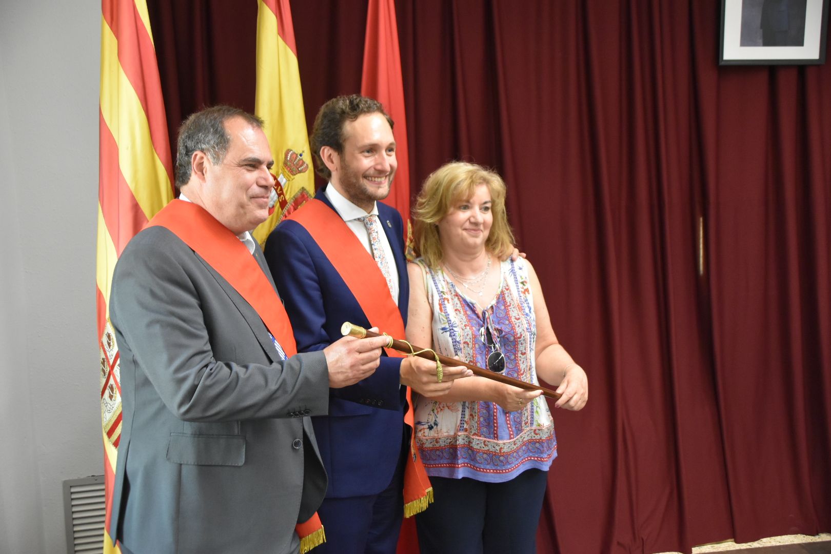 Sesión de investidura en el Ayuntamiento de Monzón 2023