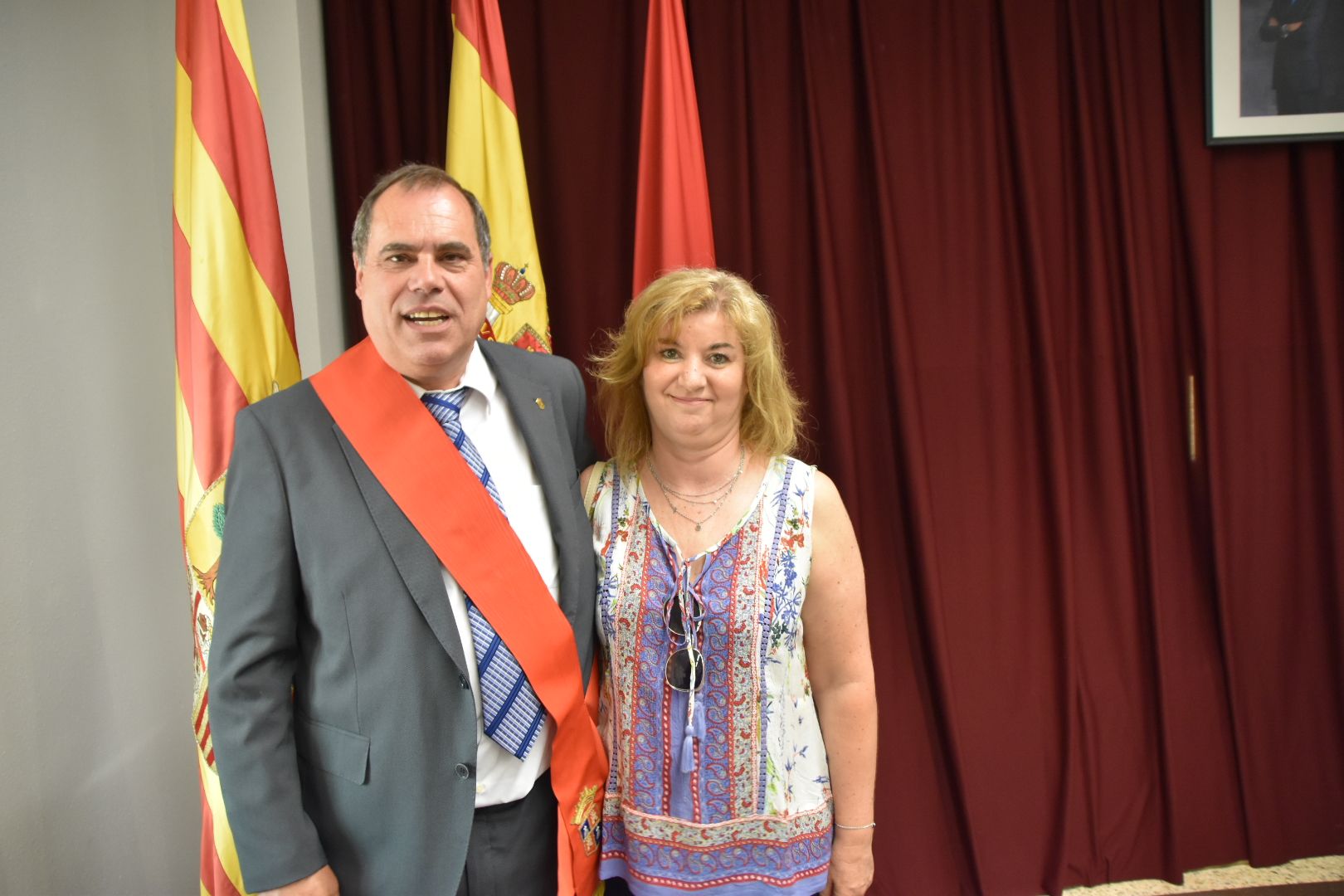 Sesión de investidura en el Ayuntamiento de Monzón 2023