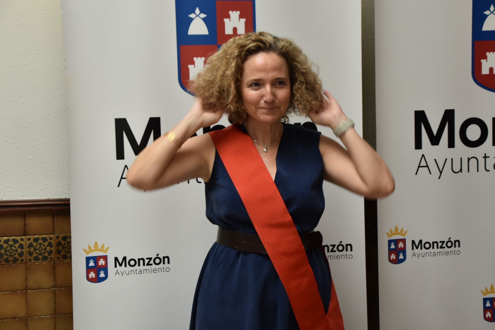 Sesión de investidura en el Ayuntamiento de Monzón 2023