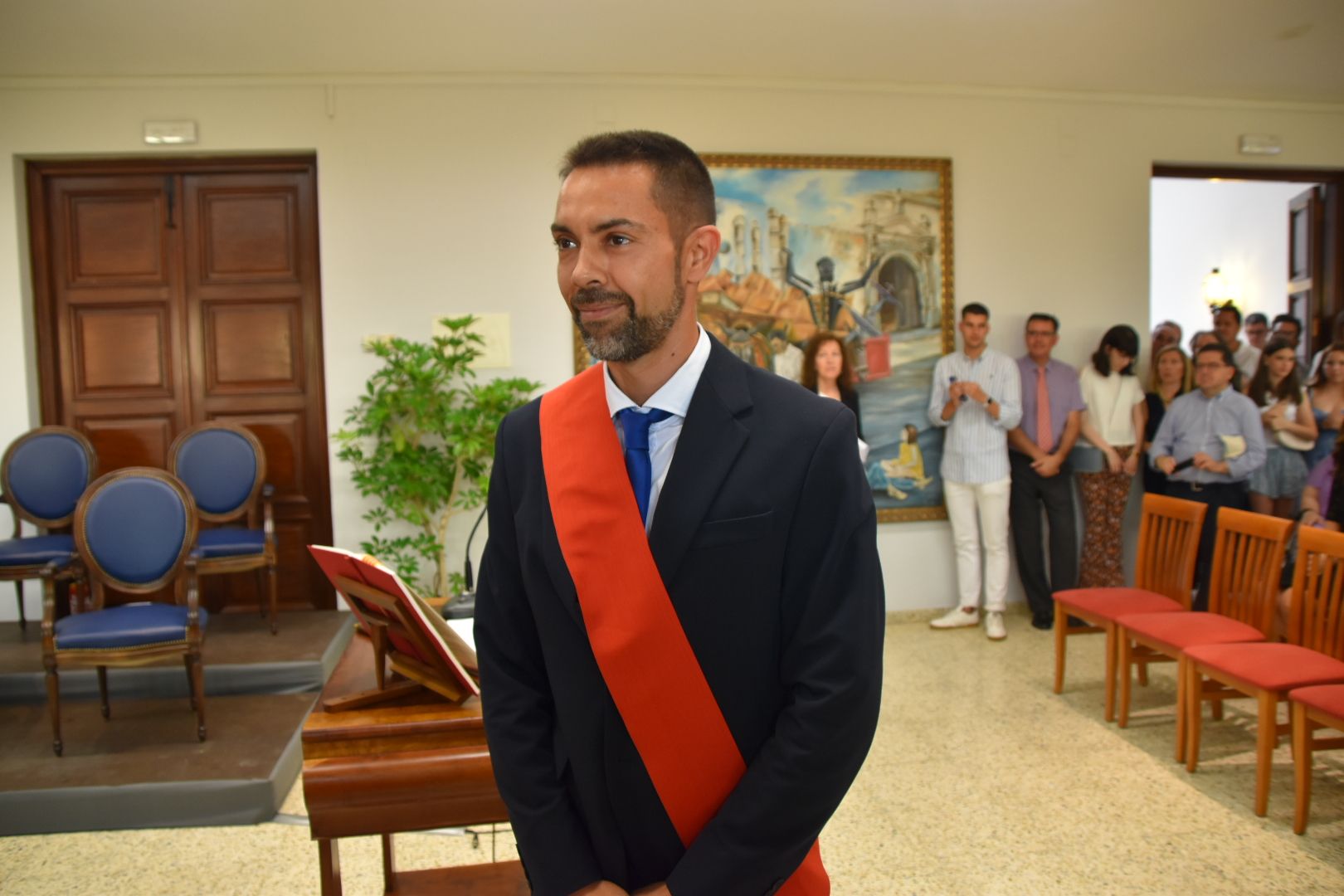 Sesión de investidura en el Ayuntamiento de Monzón 2023