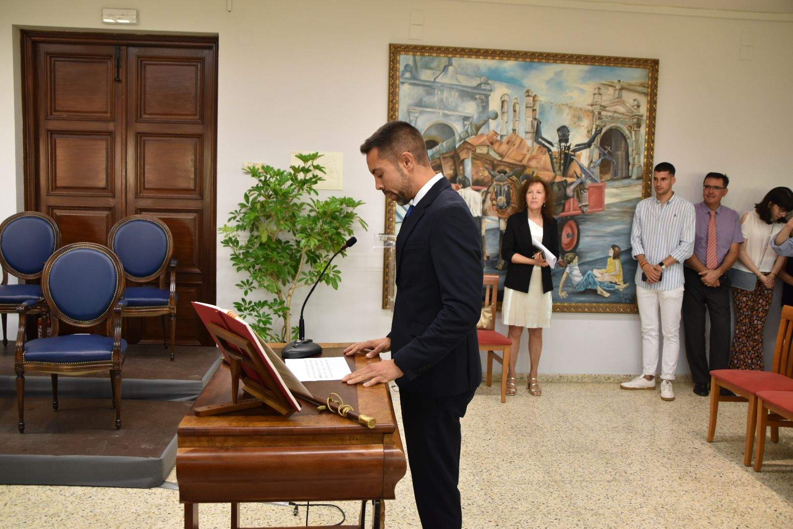 Sesión de investidura en el Ayuntamiento de Monzón 2023