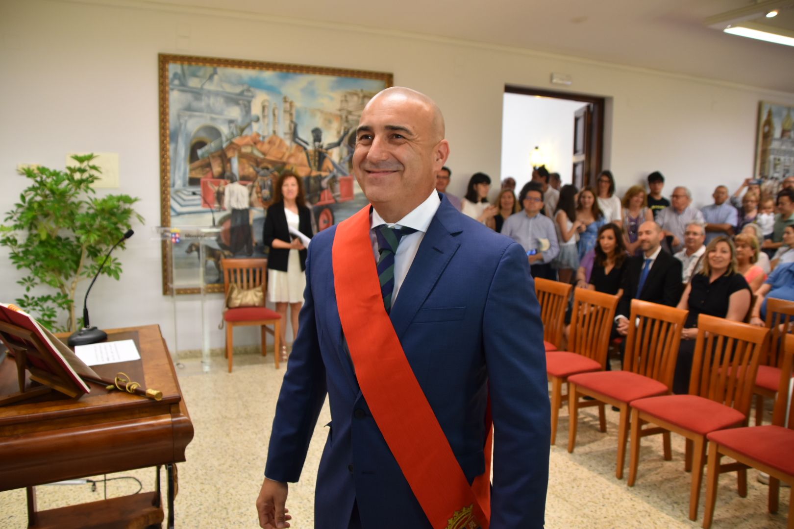 Sesión de investidura en el Ayuntamiento de Monzón 2023