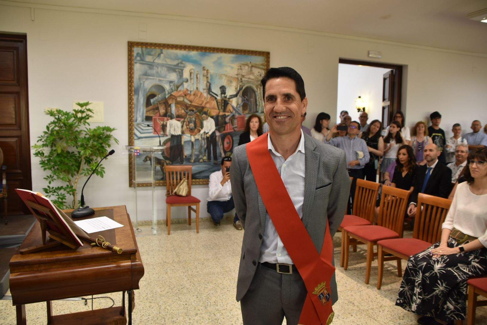 Sesión de investidura en el Ayuntamiento de Monzón 2023