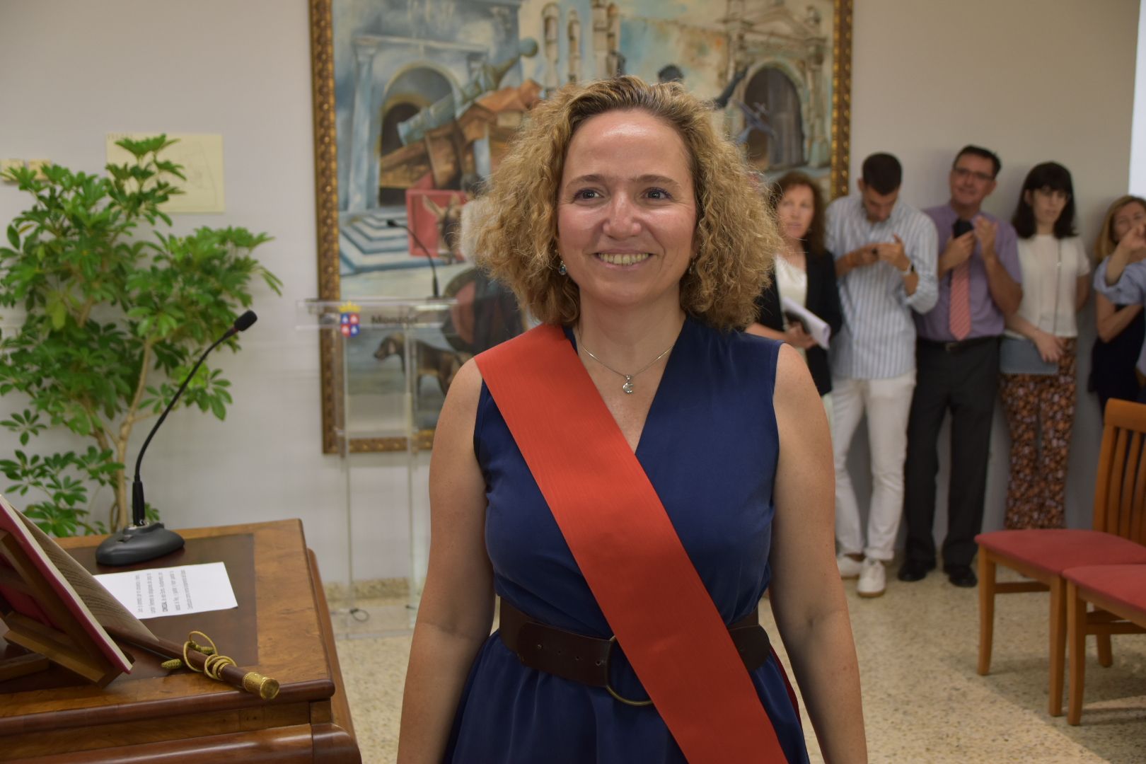 Sesión de investidura en el Ayuntamiento de Monzón 2023