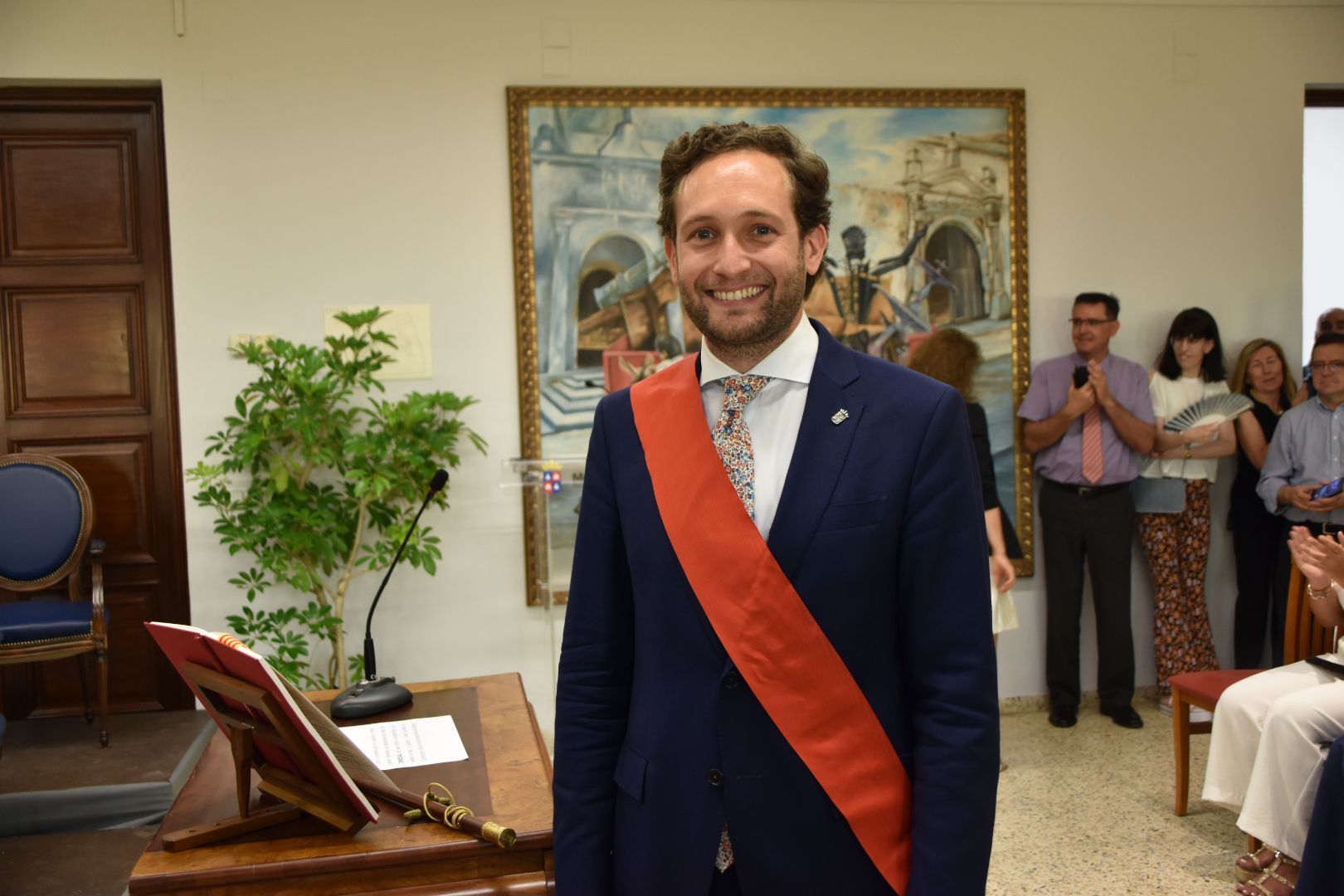 Sesión de investidura en el Ayuntamiento de Monzón 2023