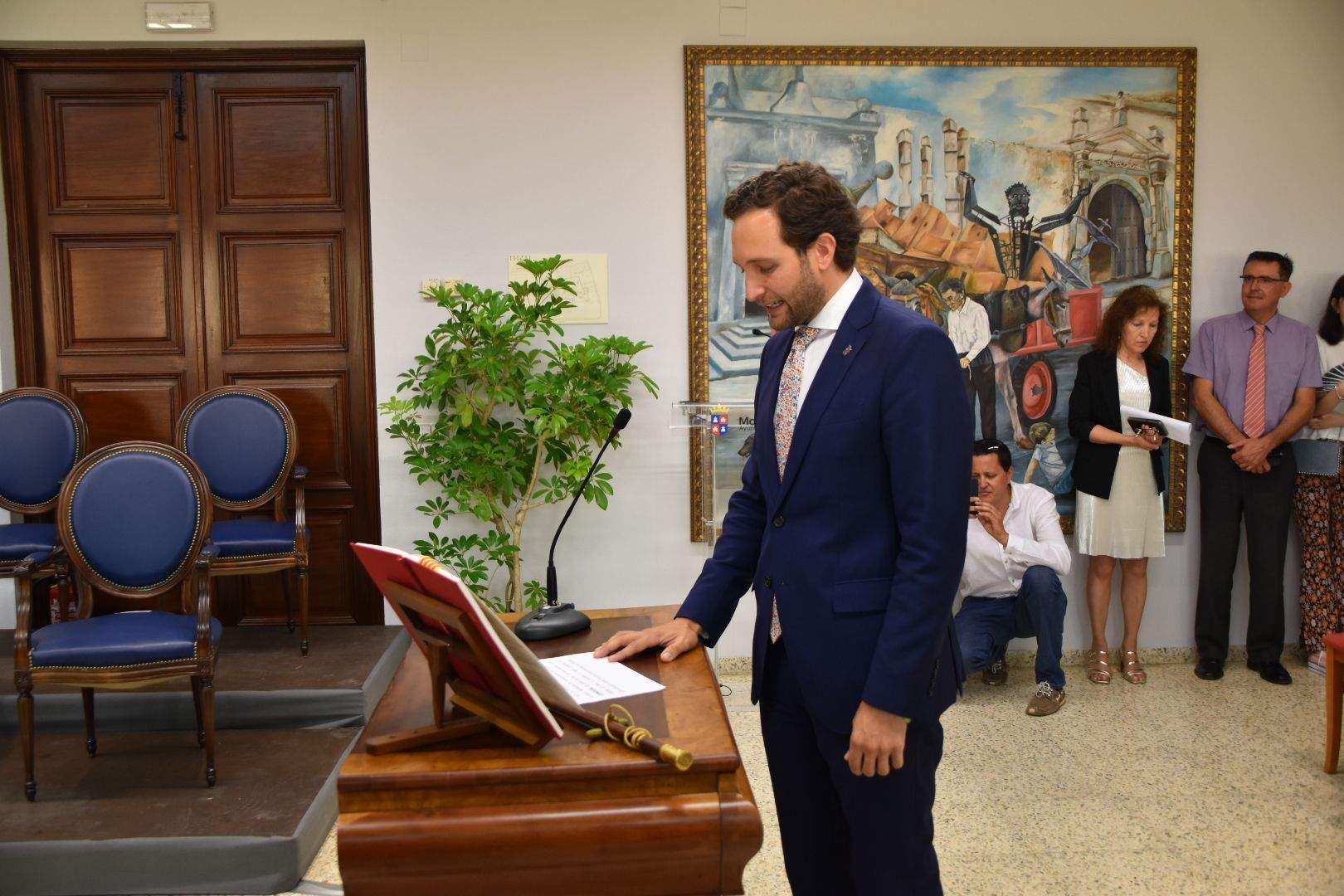 Sesión de investidura en el Ayuntamiento de Monzón 2023