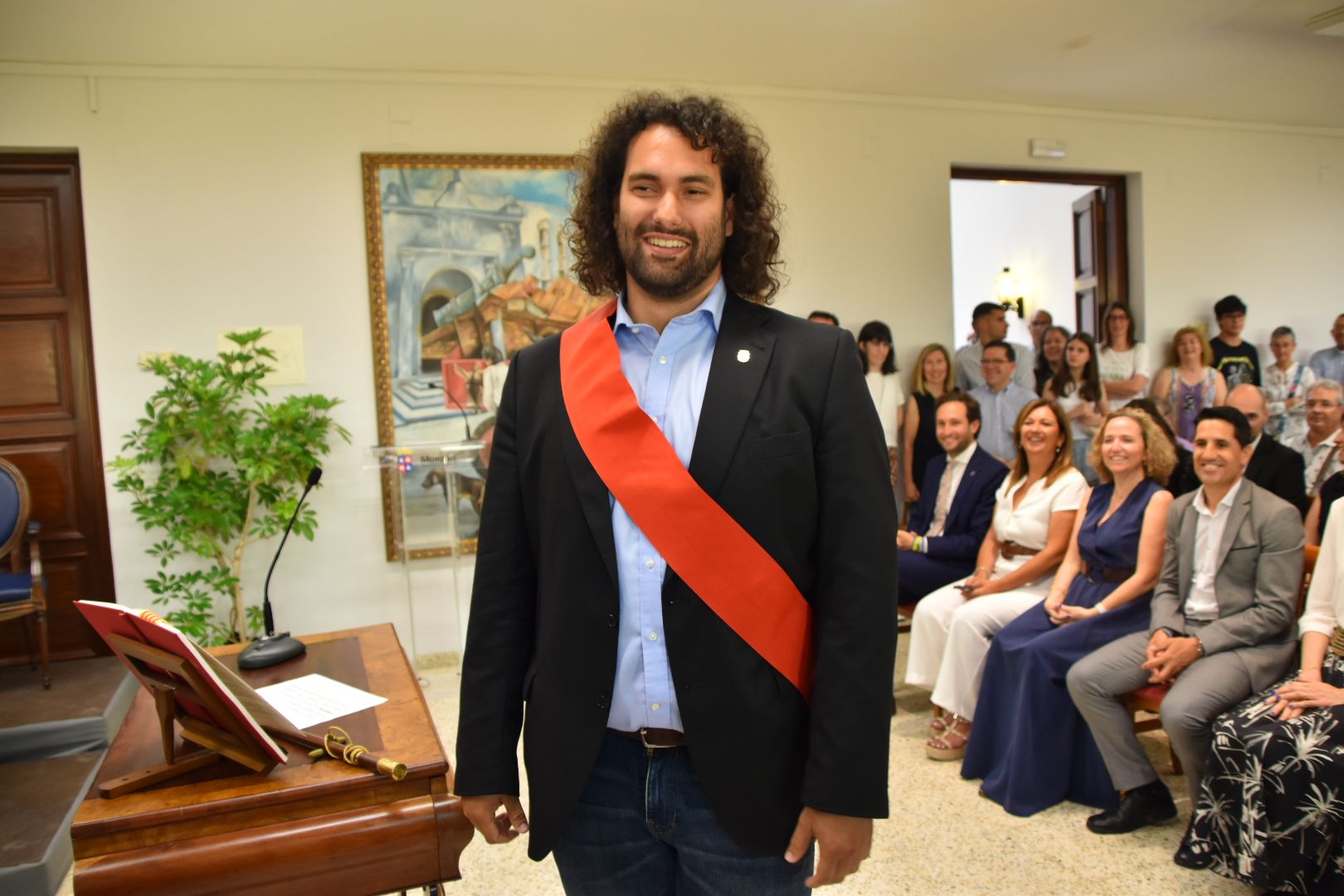 Sesión de investidura en el Ayuntamiento de Monzón 2023