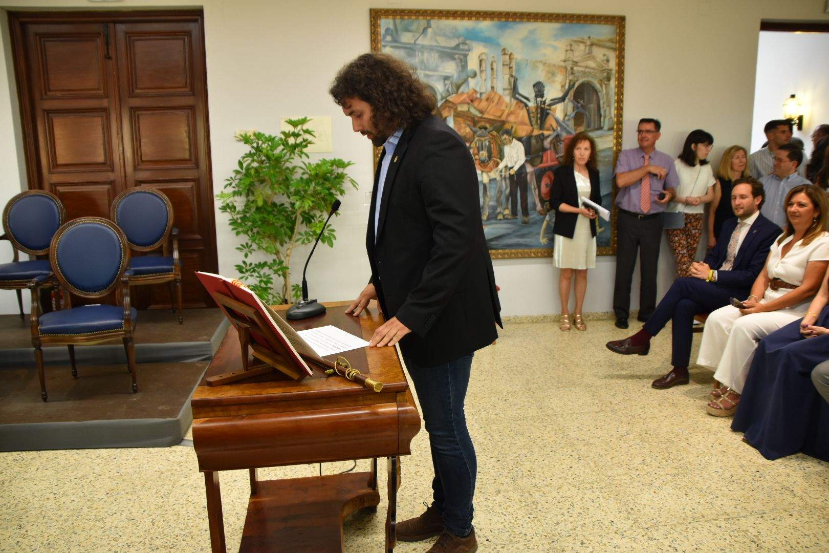 Sesión de investidura en el Ayuntamiento de Monzón 2023