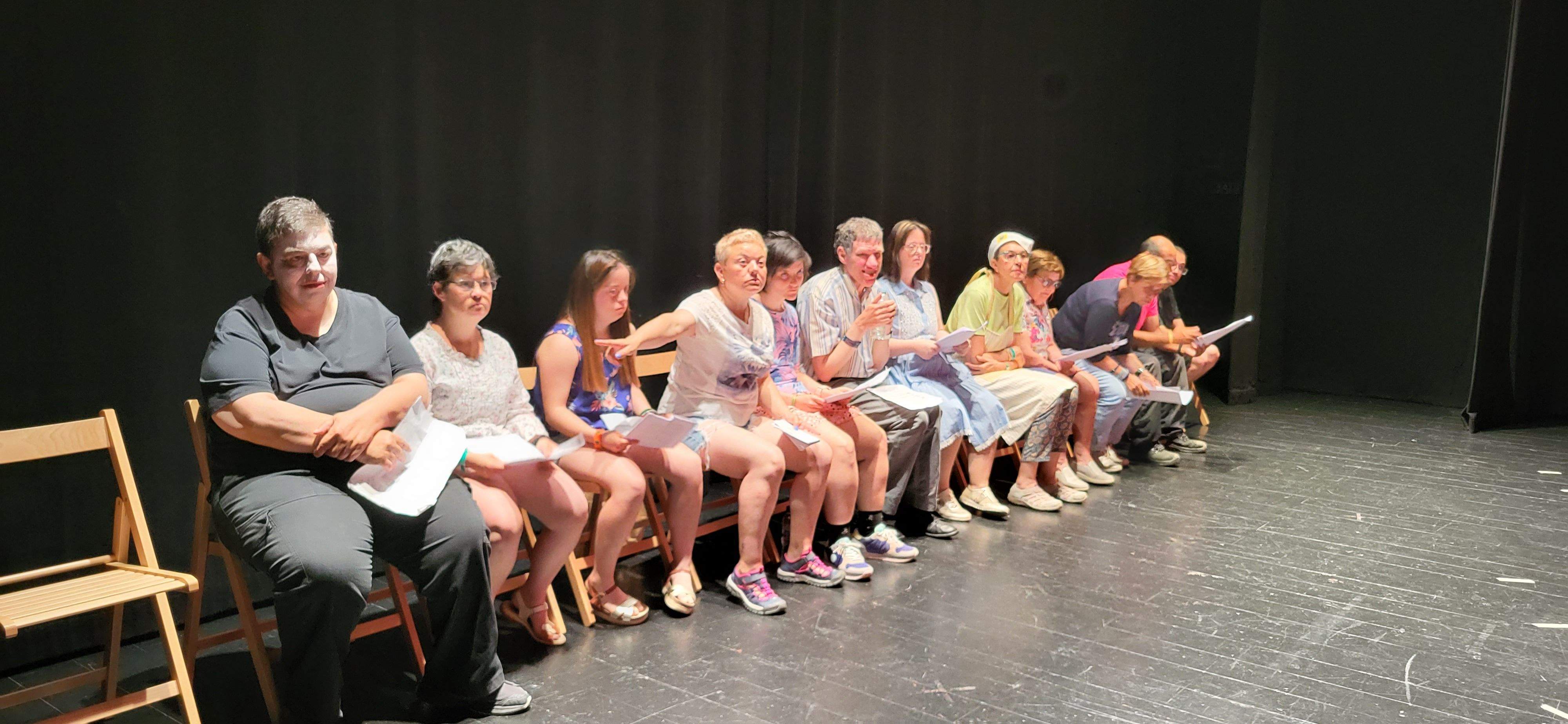 Grupo de teatro Piecombola. Foto Myriam Martínez